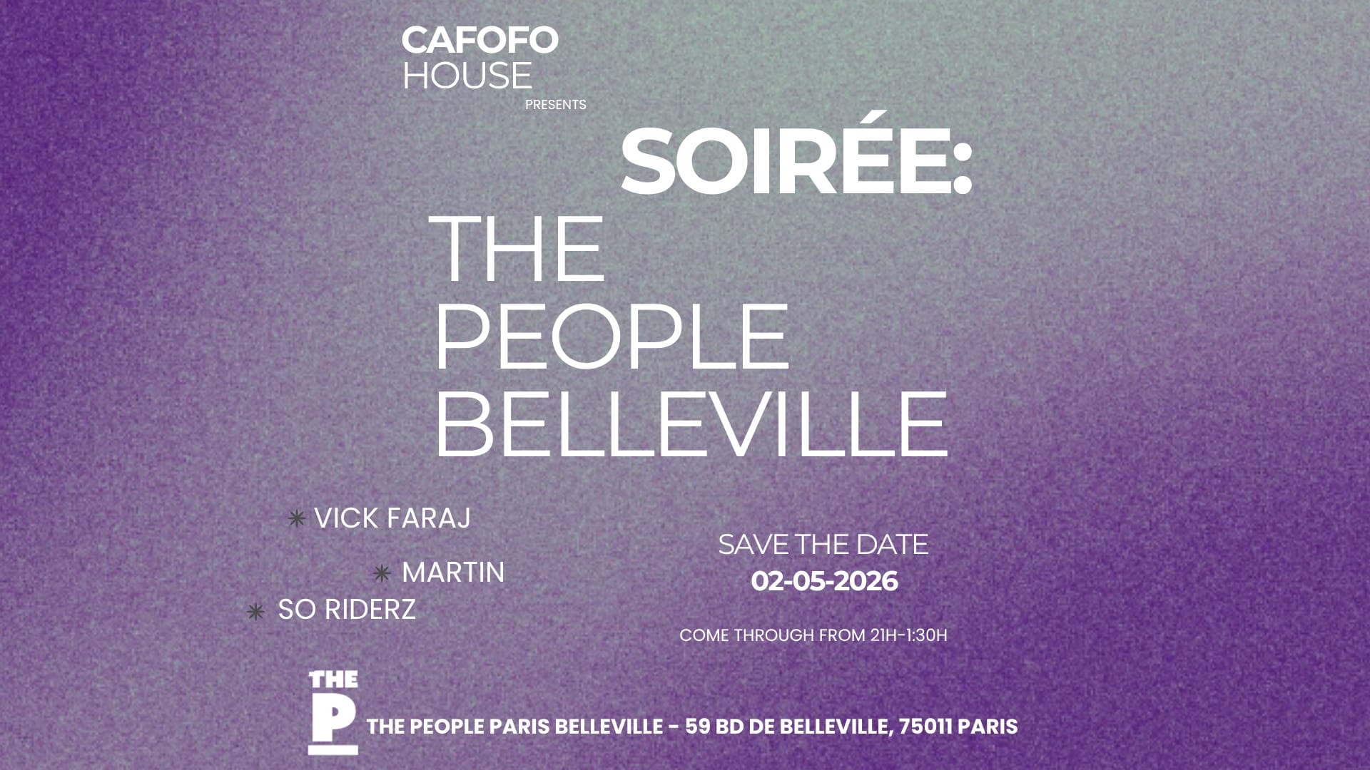Cafofo House Avec Vick Faraj, Dj Martin & So Riderz