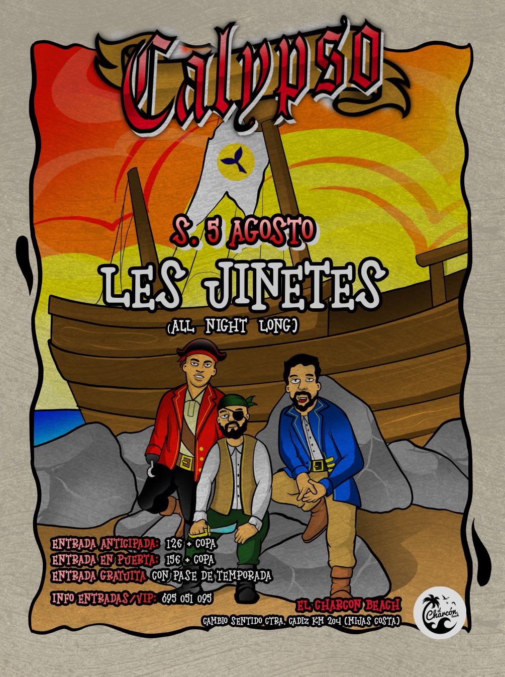 Calypso 05/08 W/ Les Jinetes