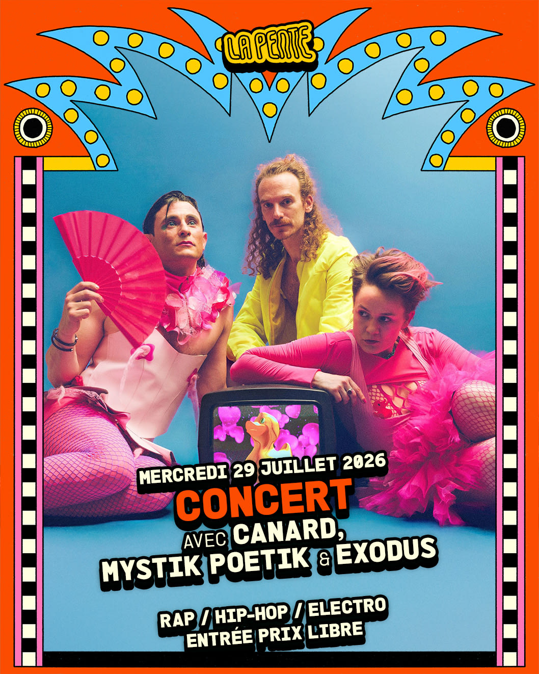 Concert : Canard, Mystik Poetik & Exodus [Rap / Electro]