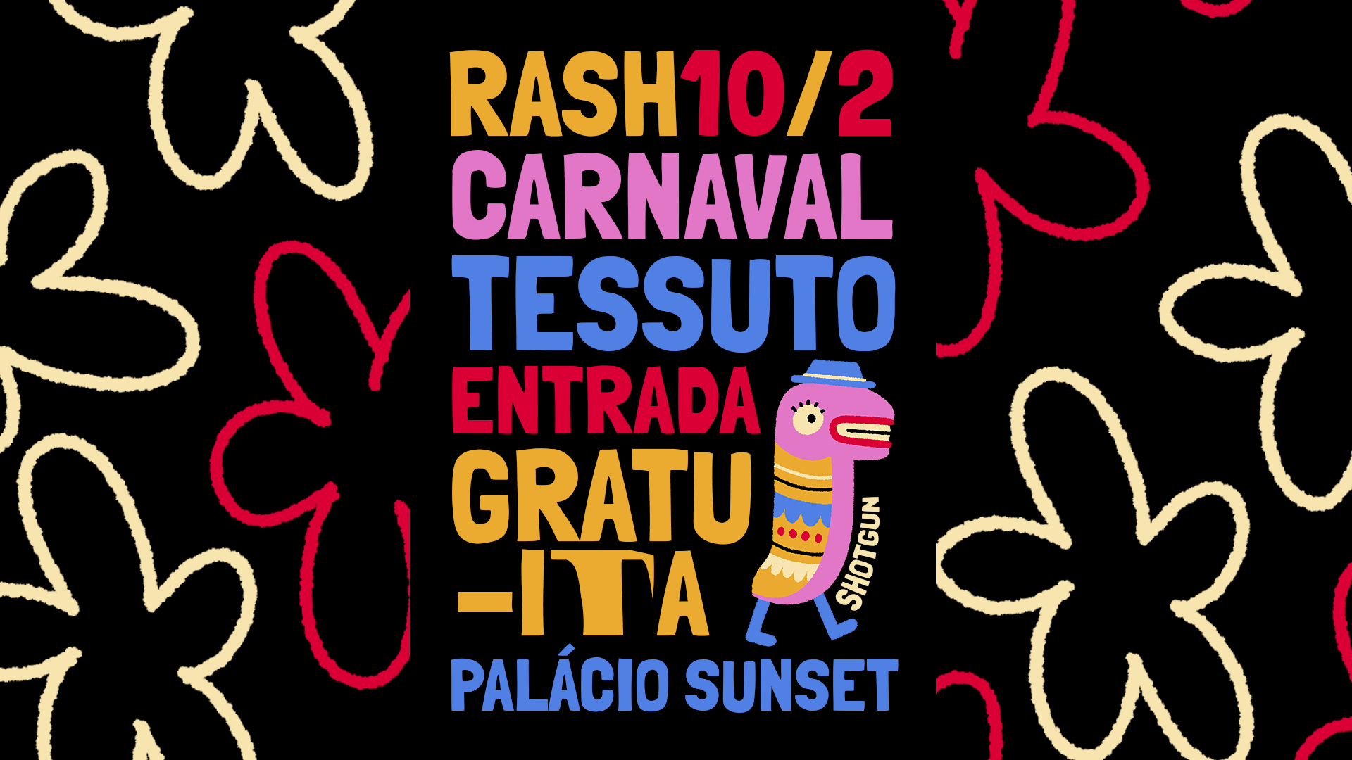 Rash Carnaval W/ Tessuto 10.Fev