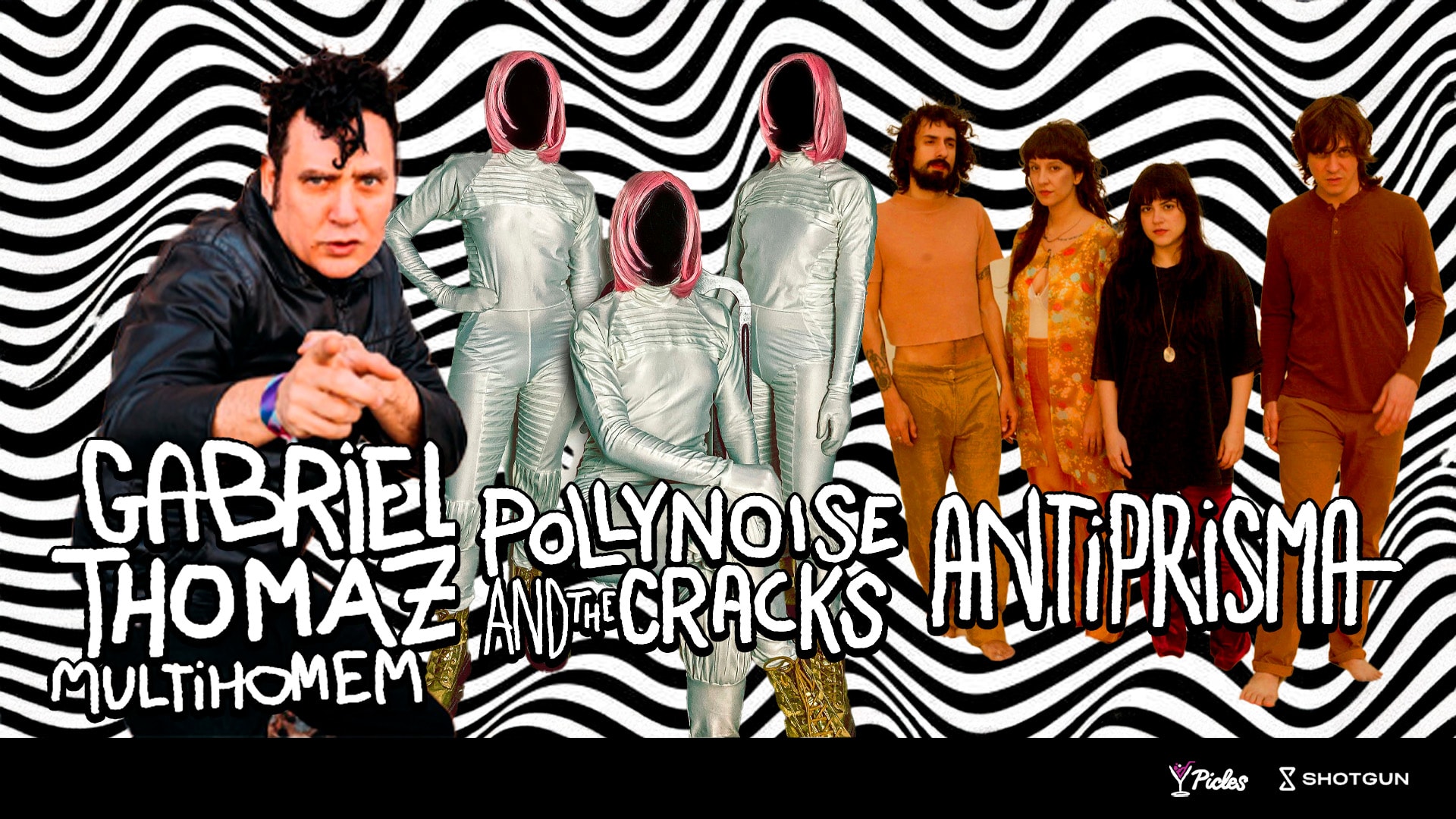 Multihomem Gabthomaz + Polly Noise'n The Cracks + Antiprisma