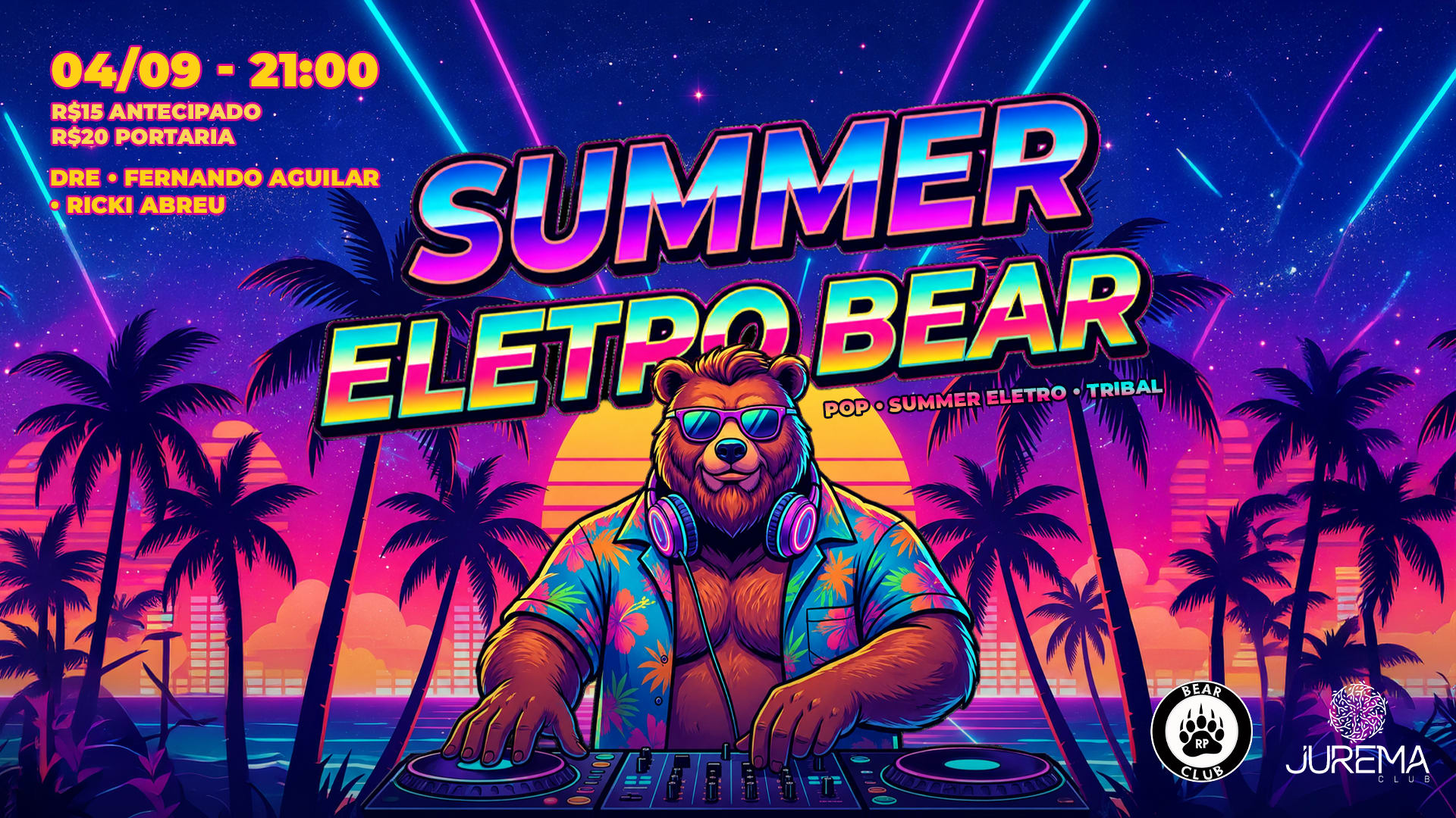 Summer Eletro Bear: Bear Club Rp