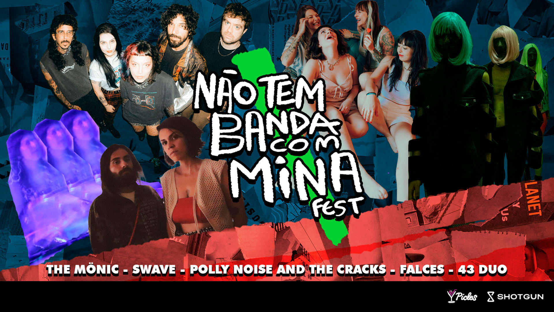 Não Tem Banda Com Mina Fest #3 The Monic Polly Falces E Mais