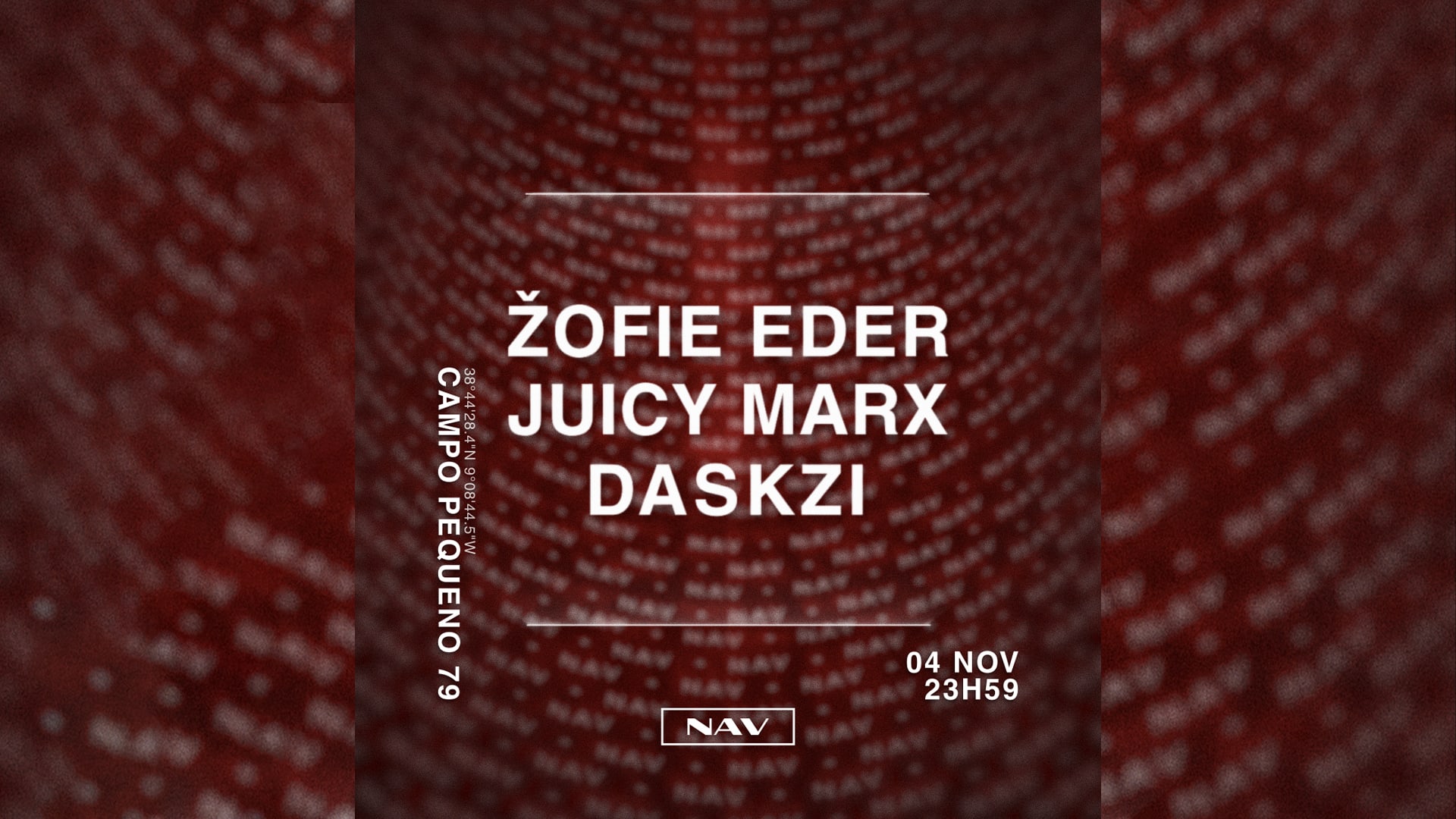 Nav – Žofie Eder / Juicy Marx / Daskzi [Techno]
