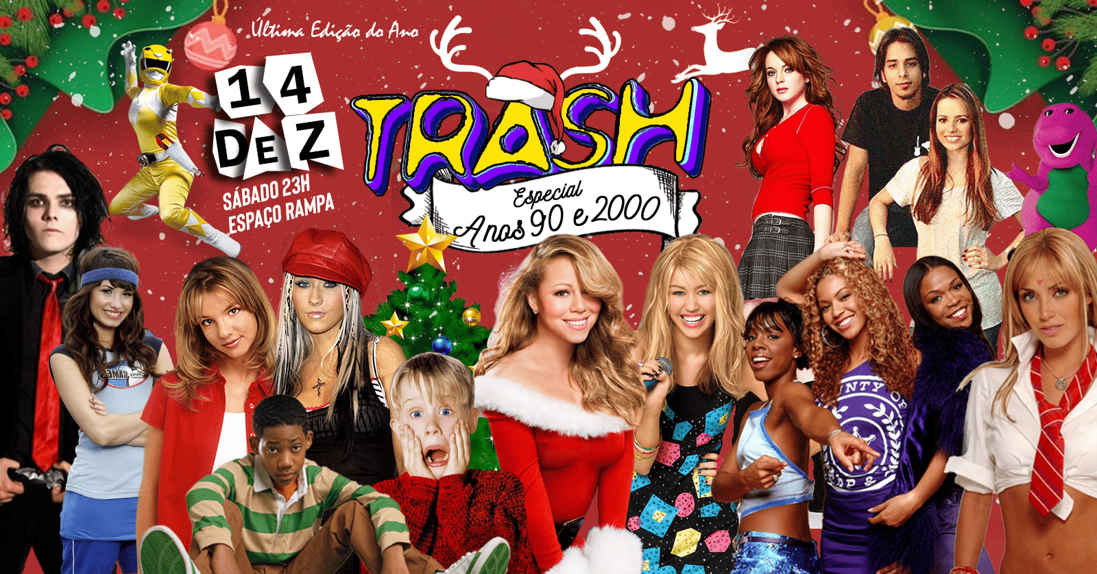Festa Trash | Especial Anos 90 E 2000 | Última Edição Do Ano