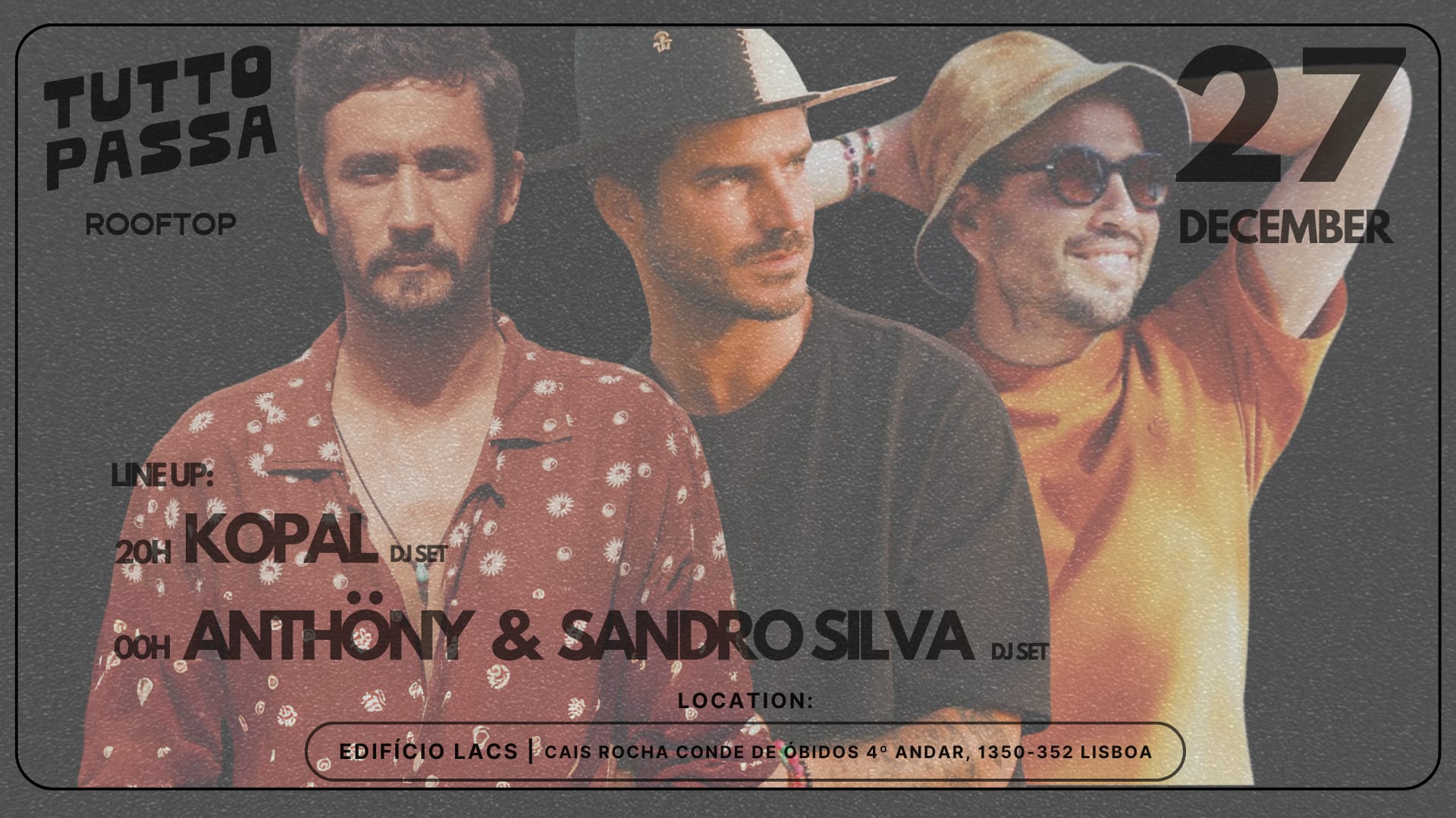 Tutto Passa Rooftop | Anthöny B2b Sandro Silva,  Kopal