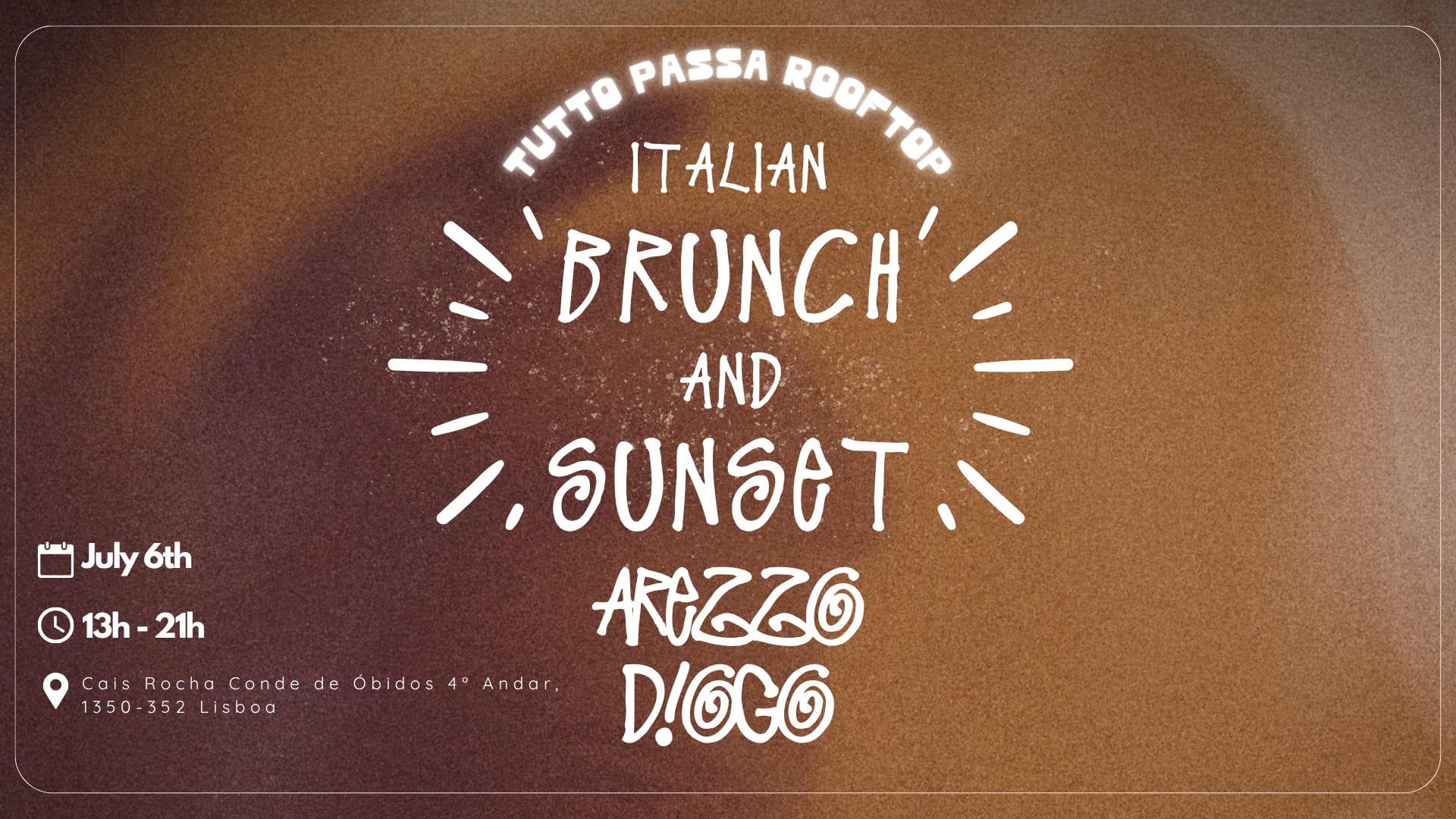 Tutto Passa Rooftop | Italian Brunch And Sunset With Dj Set