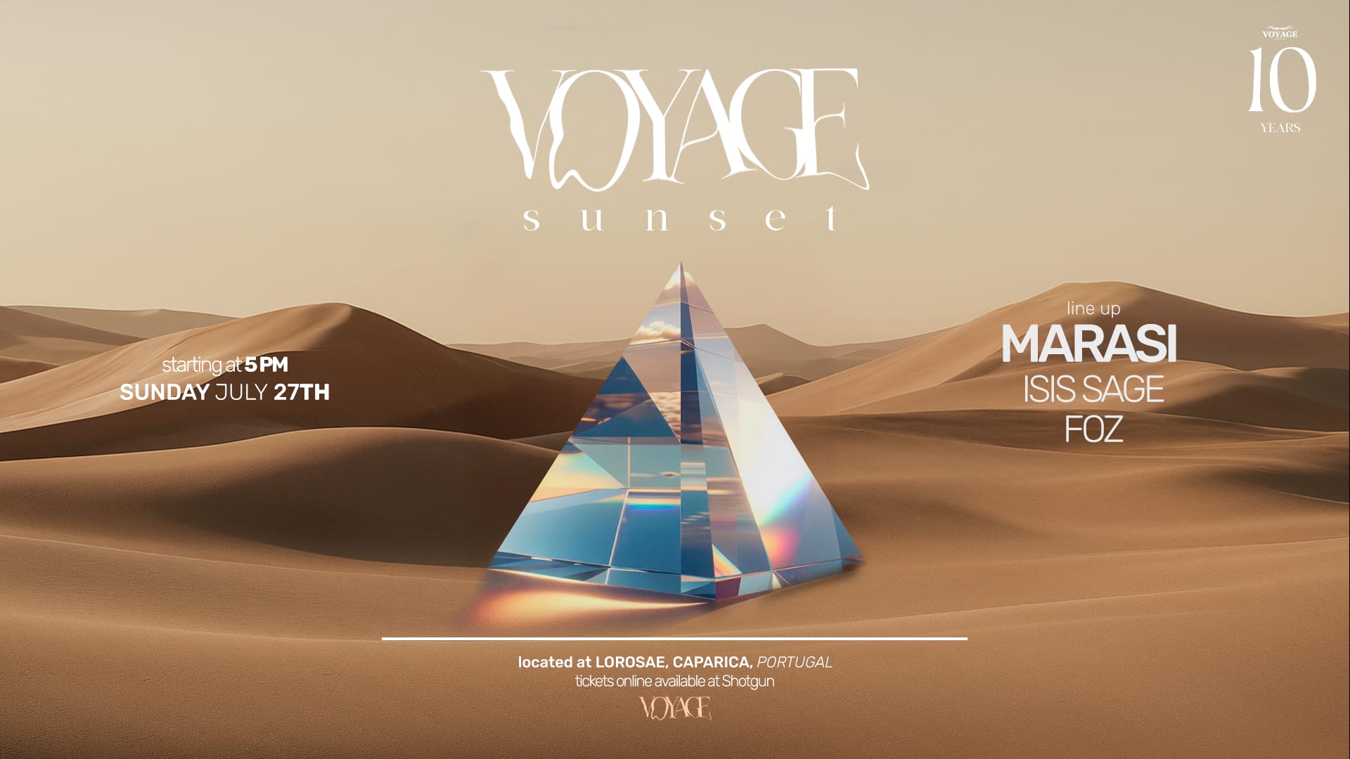 Voyage Sunset With Marasi X Lorosae