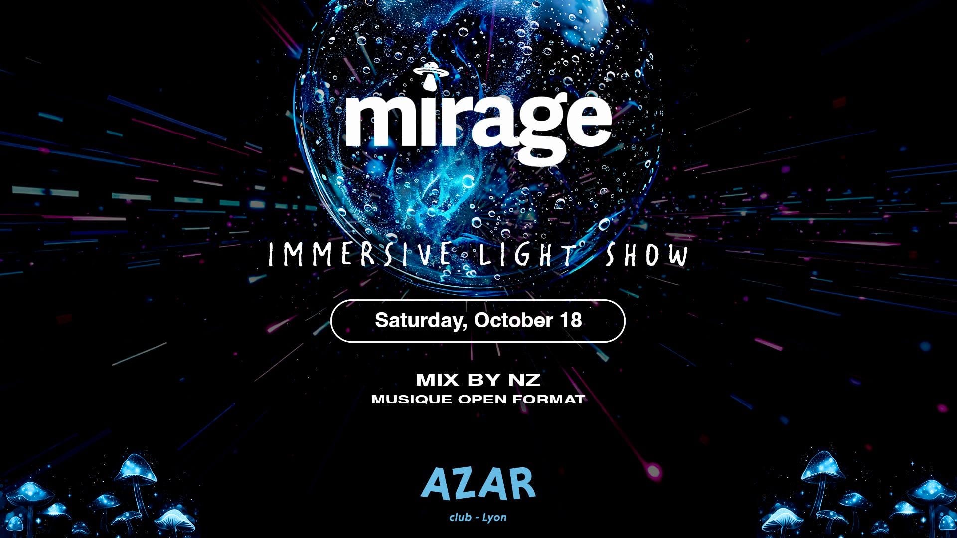 Mirage - Azar Club - Samedi 18 Octobre