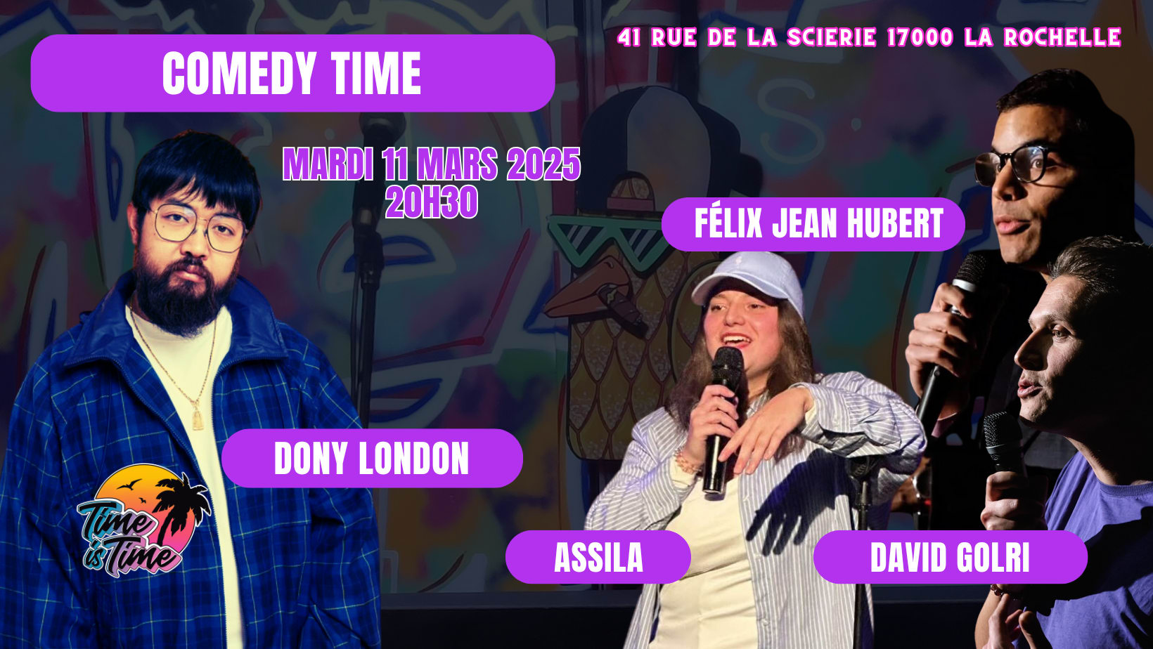 Comedy Time La Rochelle With Dony London