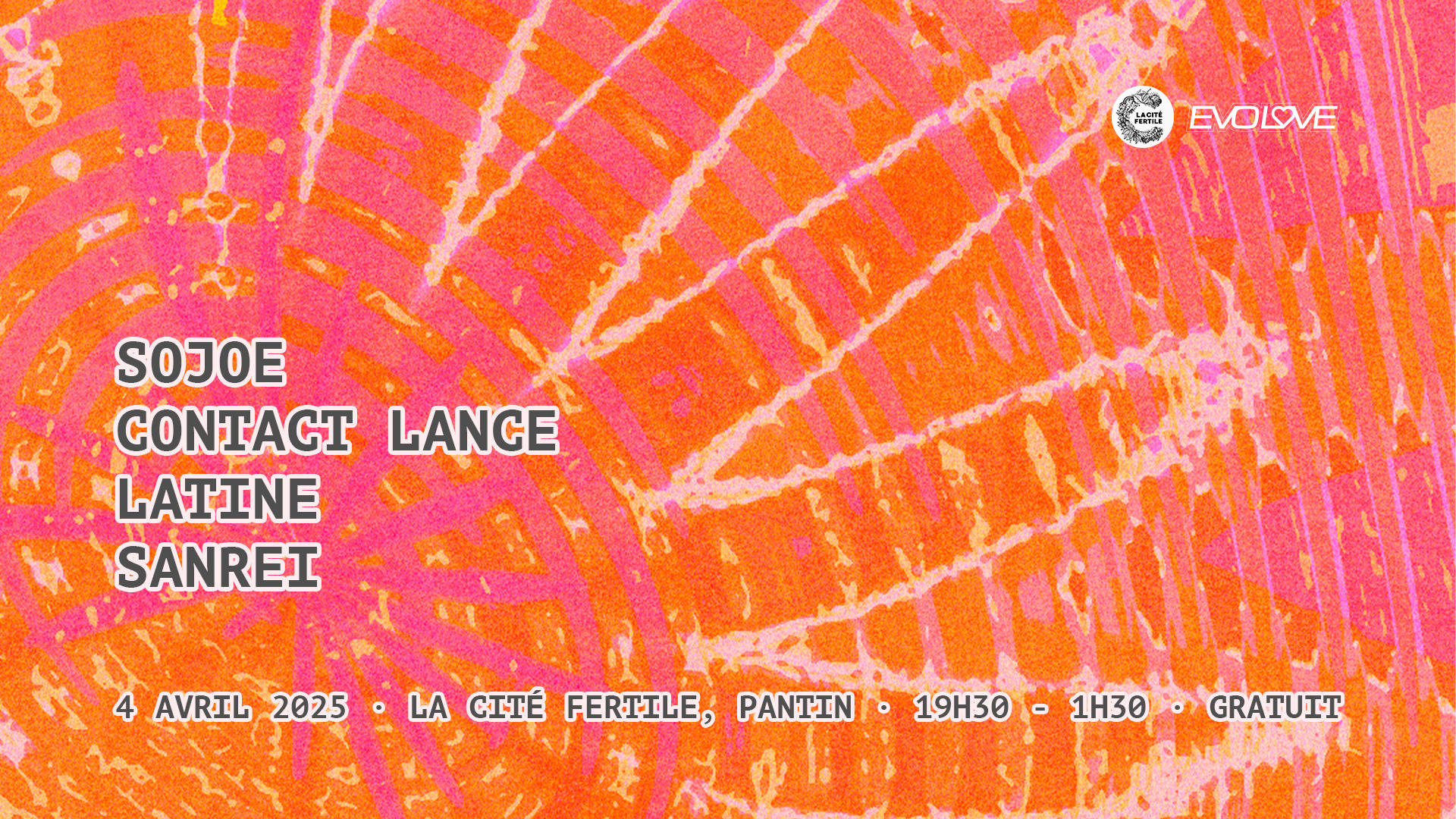Evolove · Sojoe, Contact Lance, Latine, Sanrei