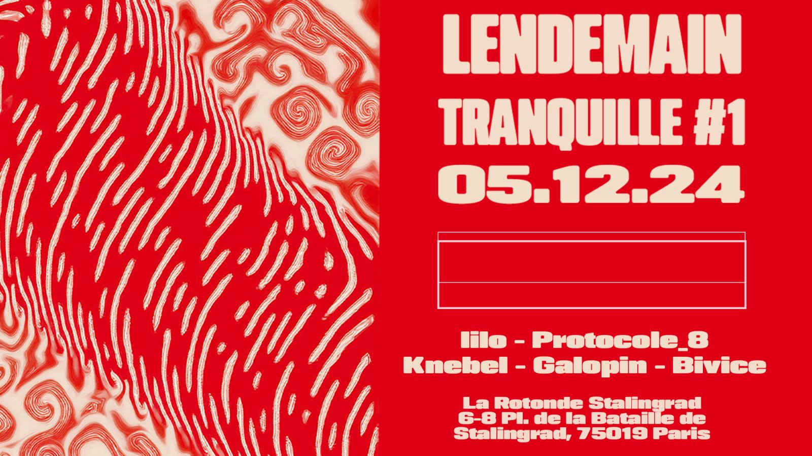 Lendemain Tranquille #1