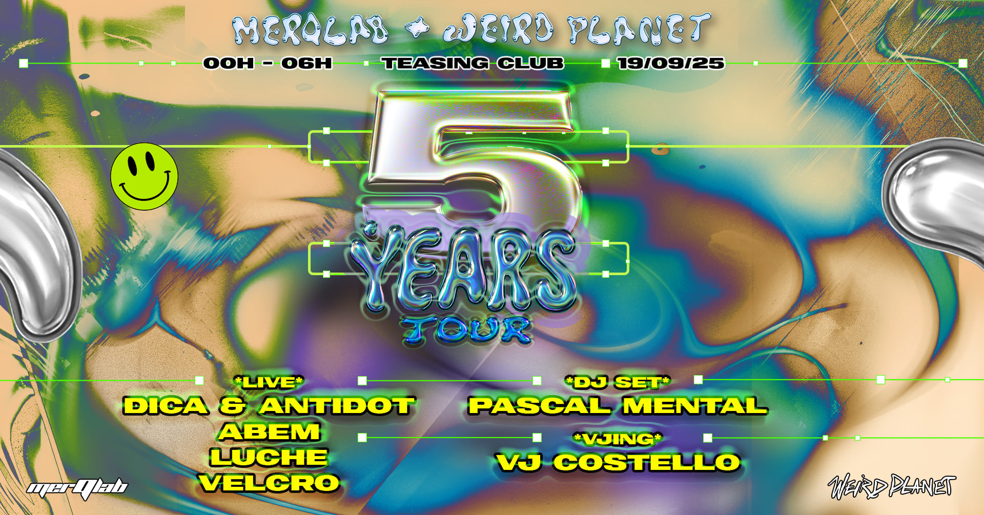 Merqlab X Weird Planet W/ Dica, Antidot, Velcro, Abem & More