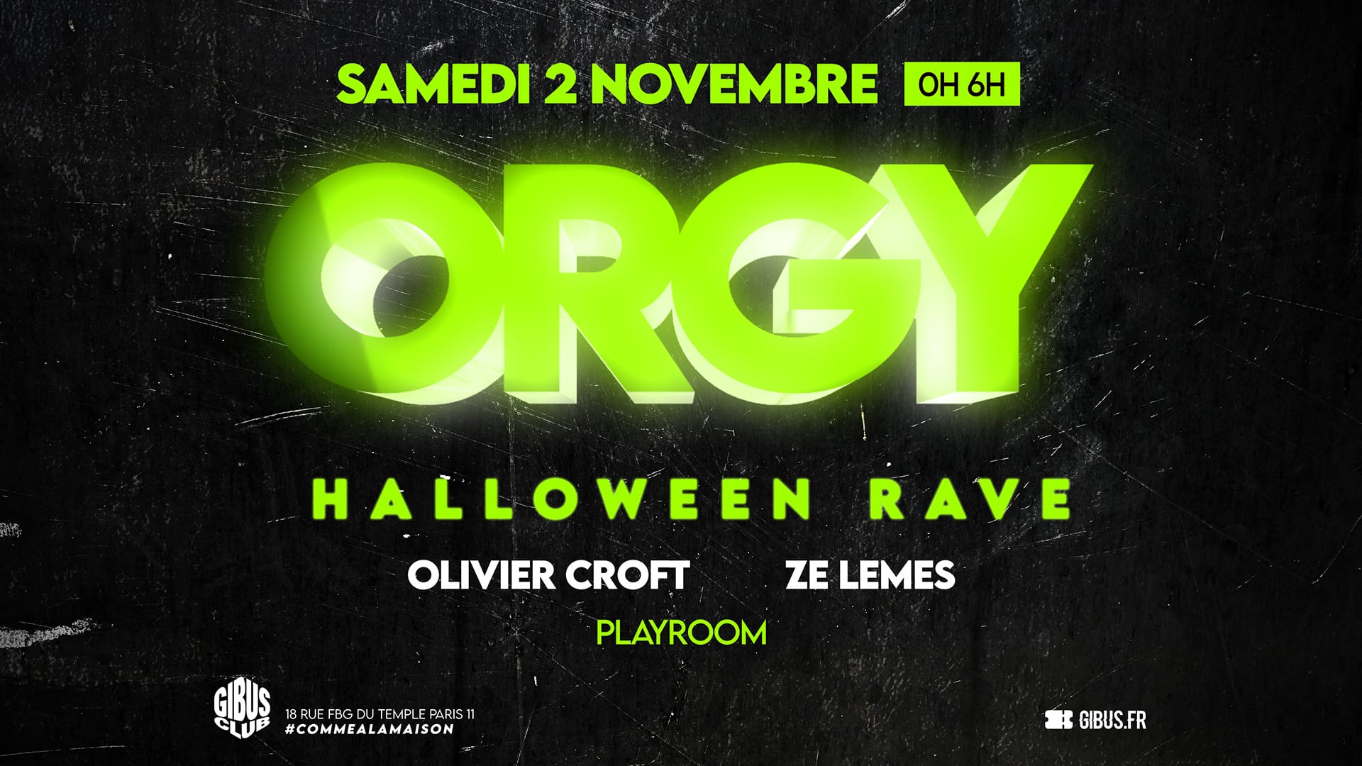Orgy Halloween Rave