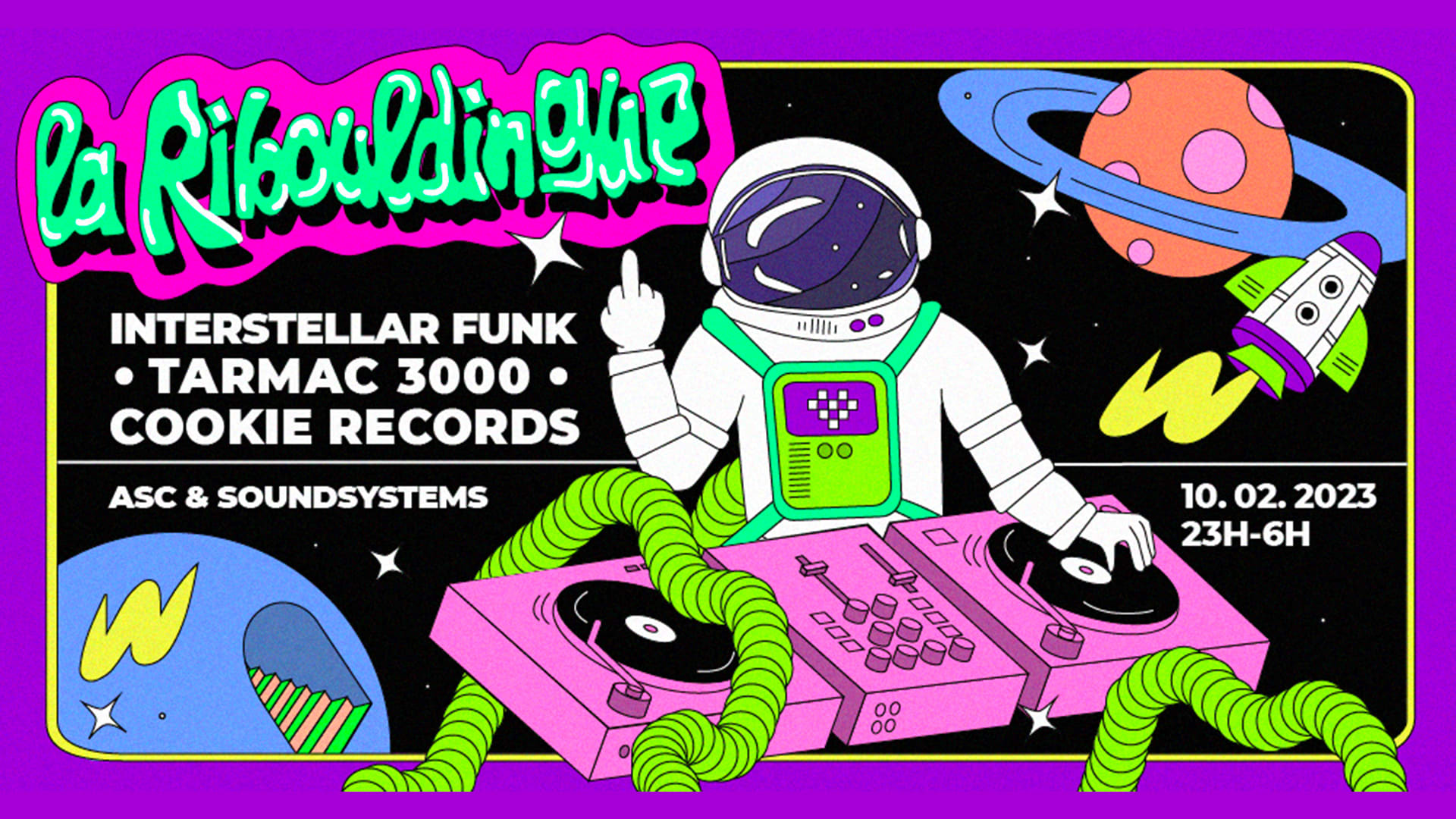 Ribouldingue: Interstellar Funk, Cookie Records, Tarmac3000 