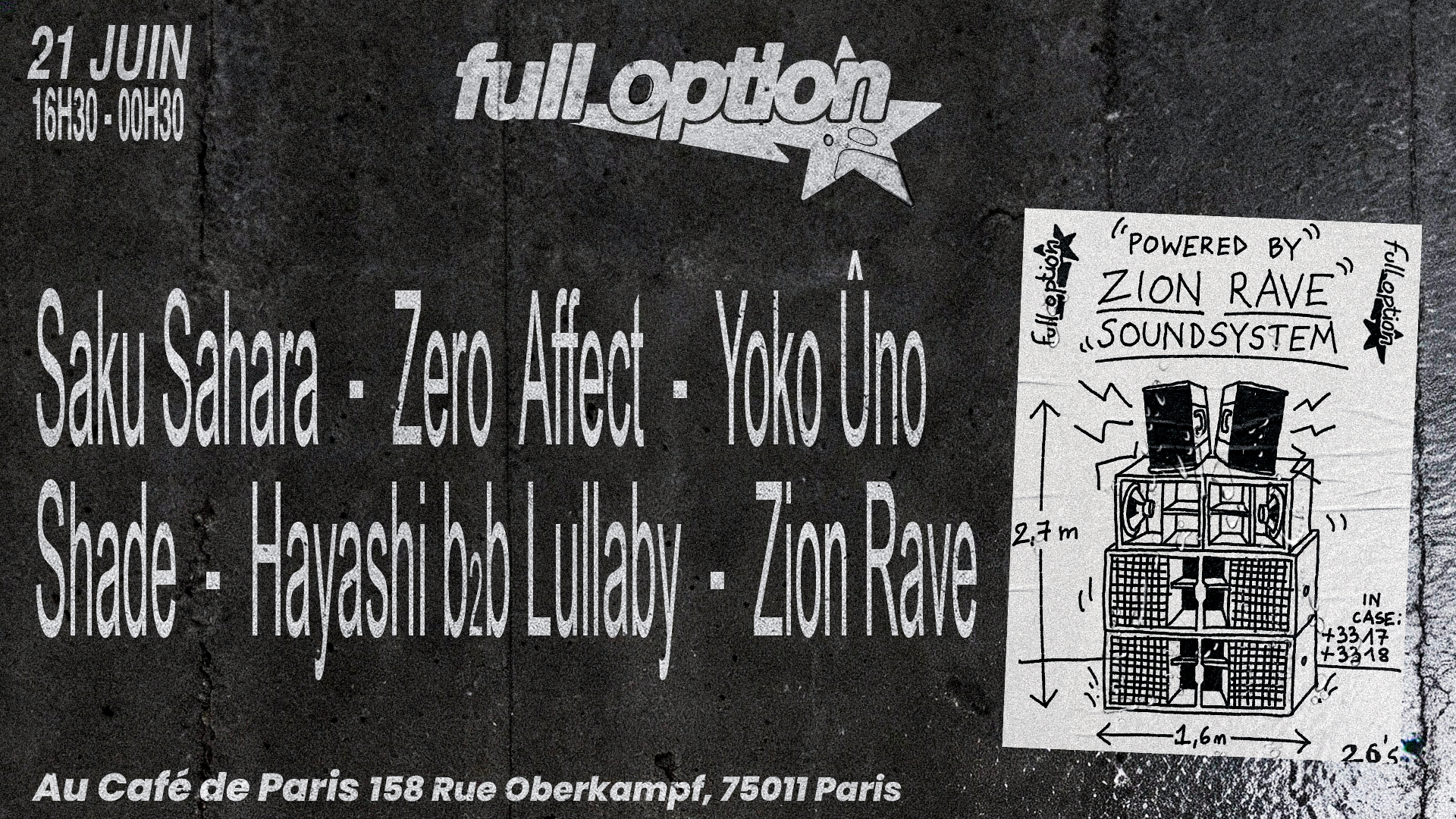 Full Option - Fete De La Musique (Free Open Air)