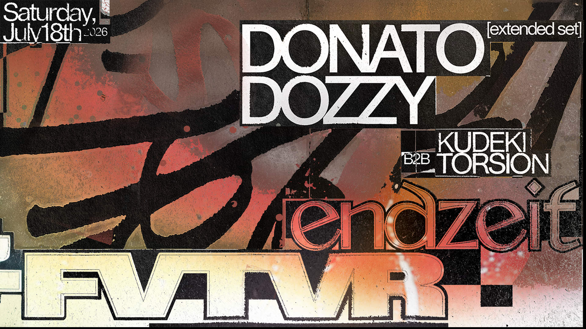 Endzeit: Donato Dozzi Extended Set, Kudeki B2b Torsion