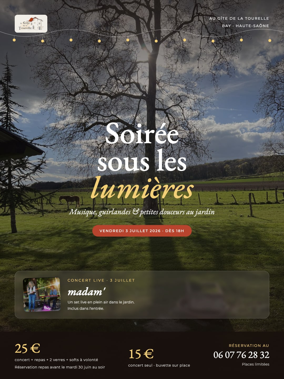 Soirée Sous Les Lumières