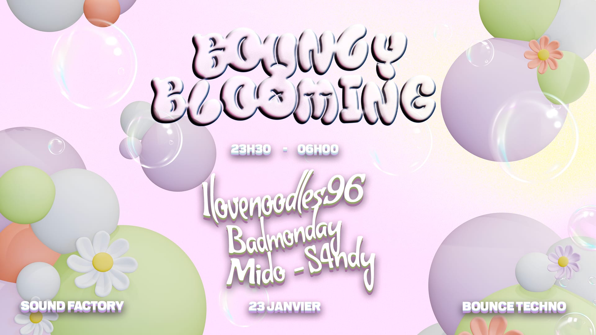 Bouncy Blooming : Edition Xxl Au Sound Factory