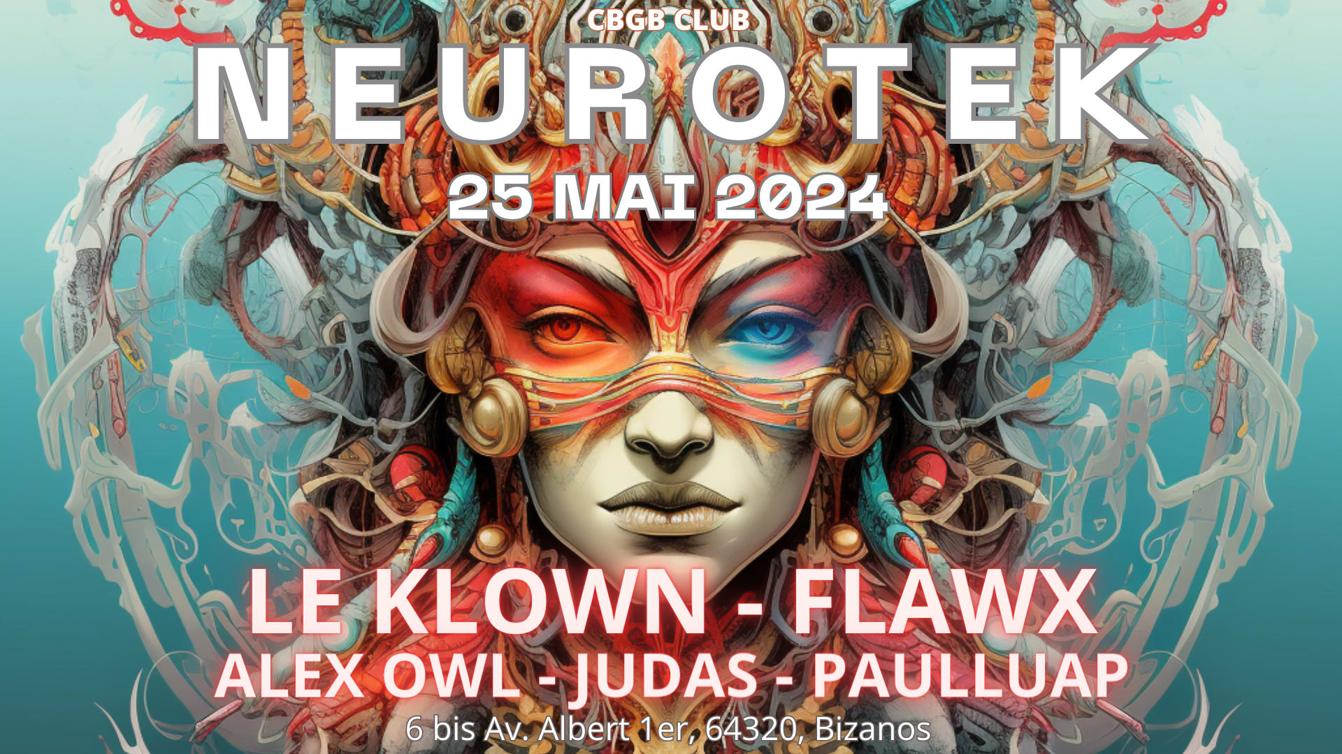Neurotek W/ Le Klown / Flawx / Alex Owl / Dj Contest