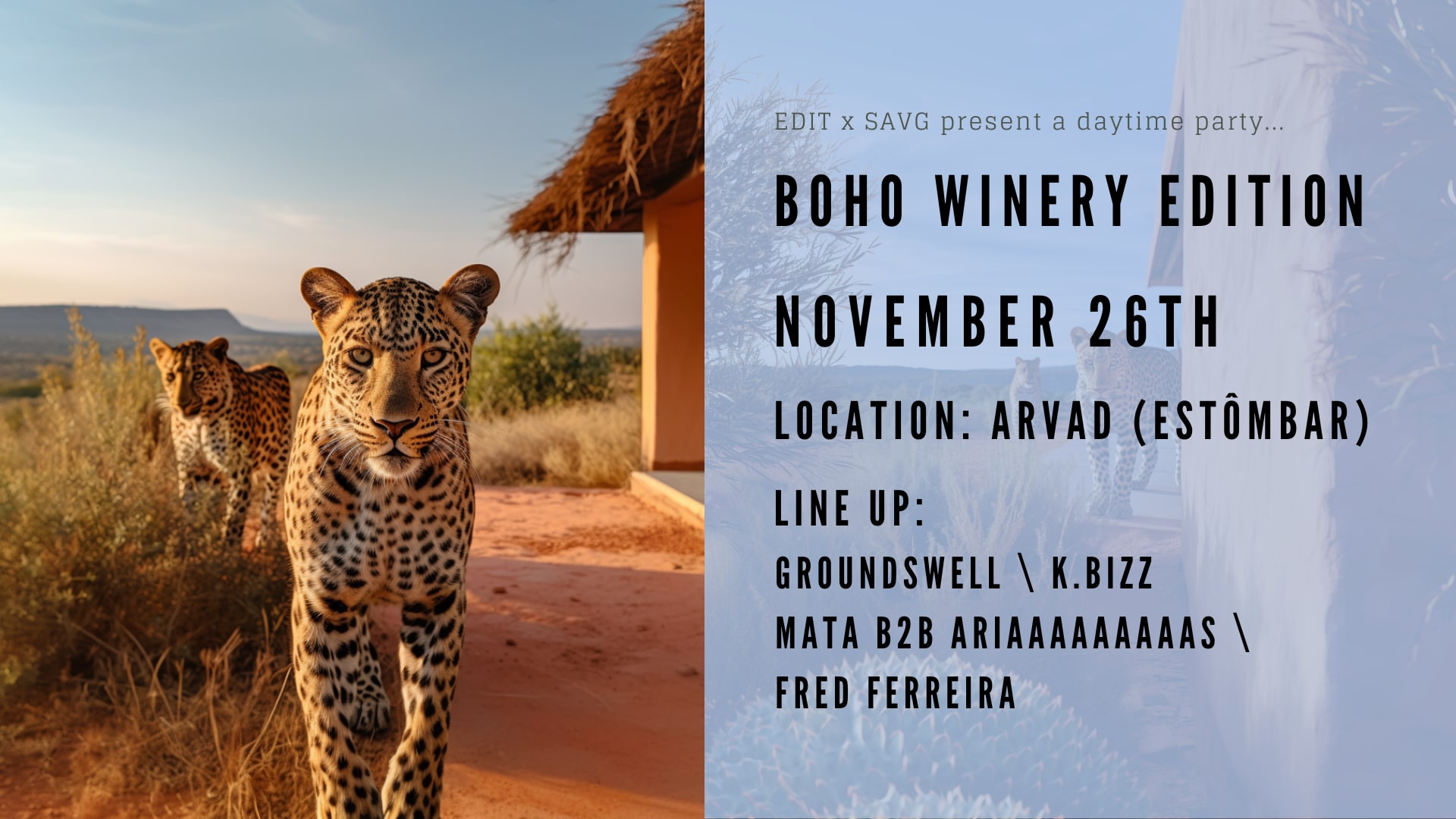 Edit X Savg Presents The Boho Winery Edition