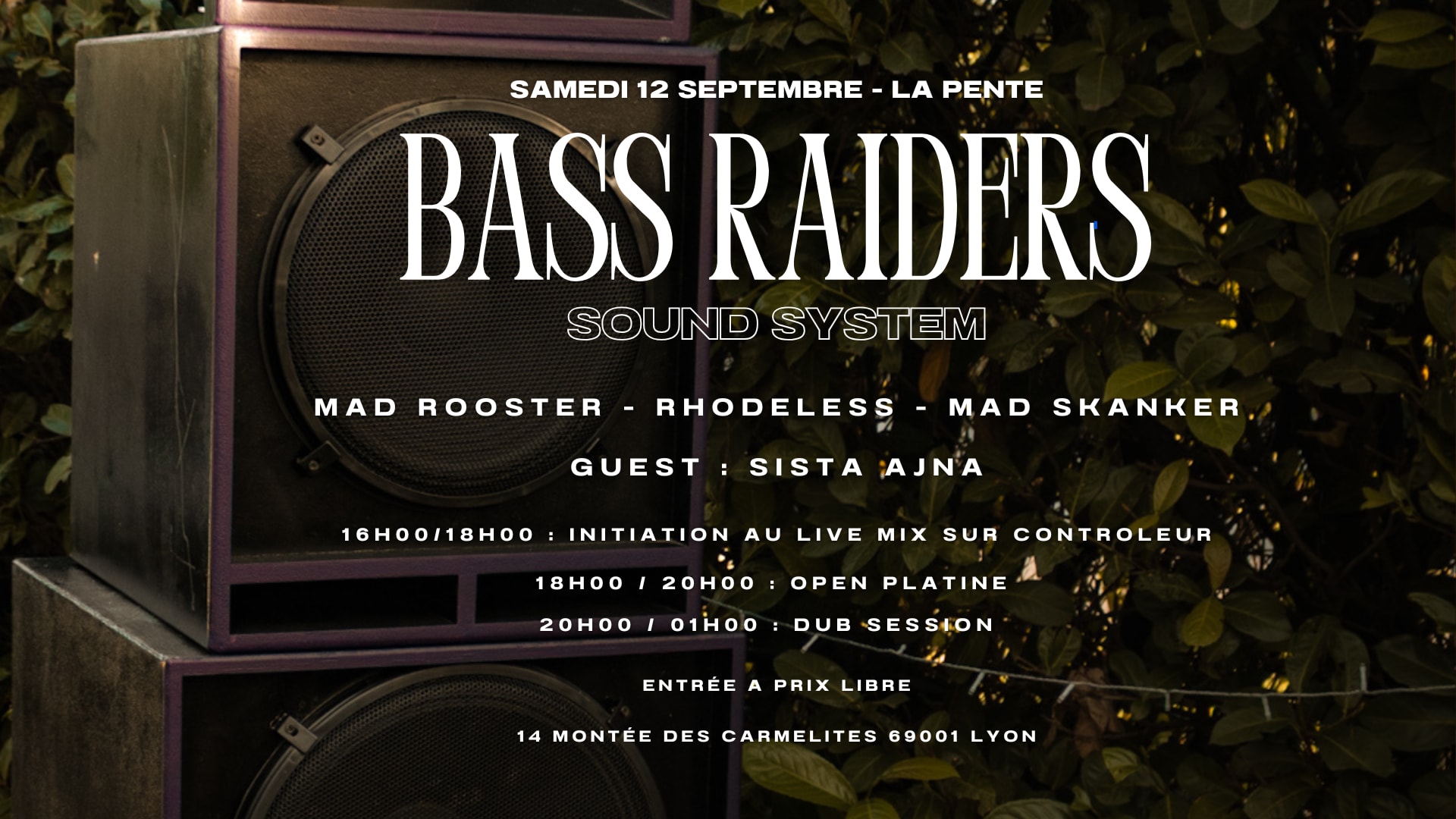 Bass Raiders Soundsystem Invite Sista Ajna [Dub / Bass]