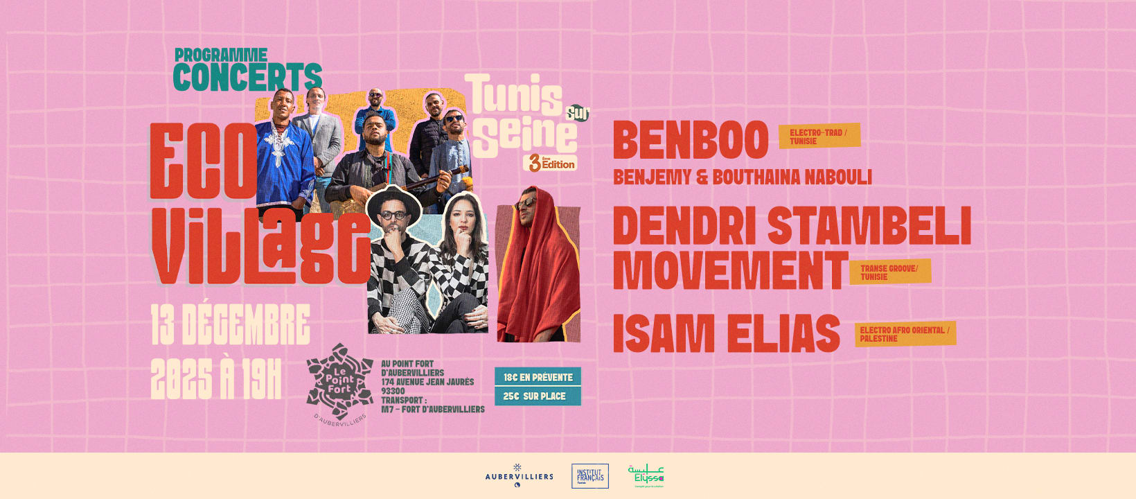 Tunis Sur Seine · Souk De Noël : Benboo · Isam Elias...