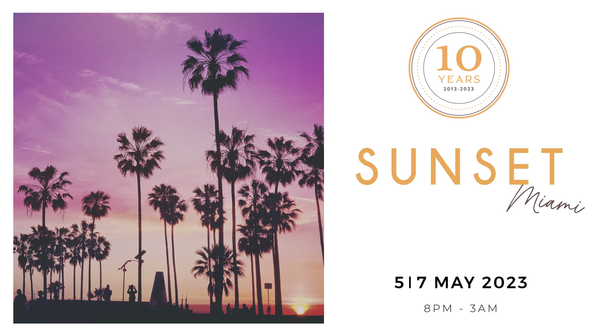 Sunset Miami Race Weekend 2023