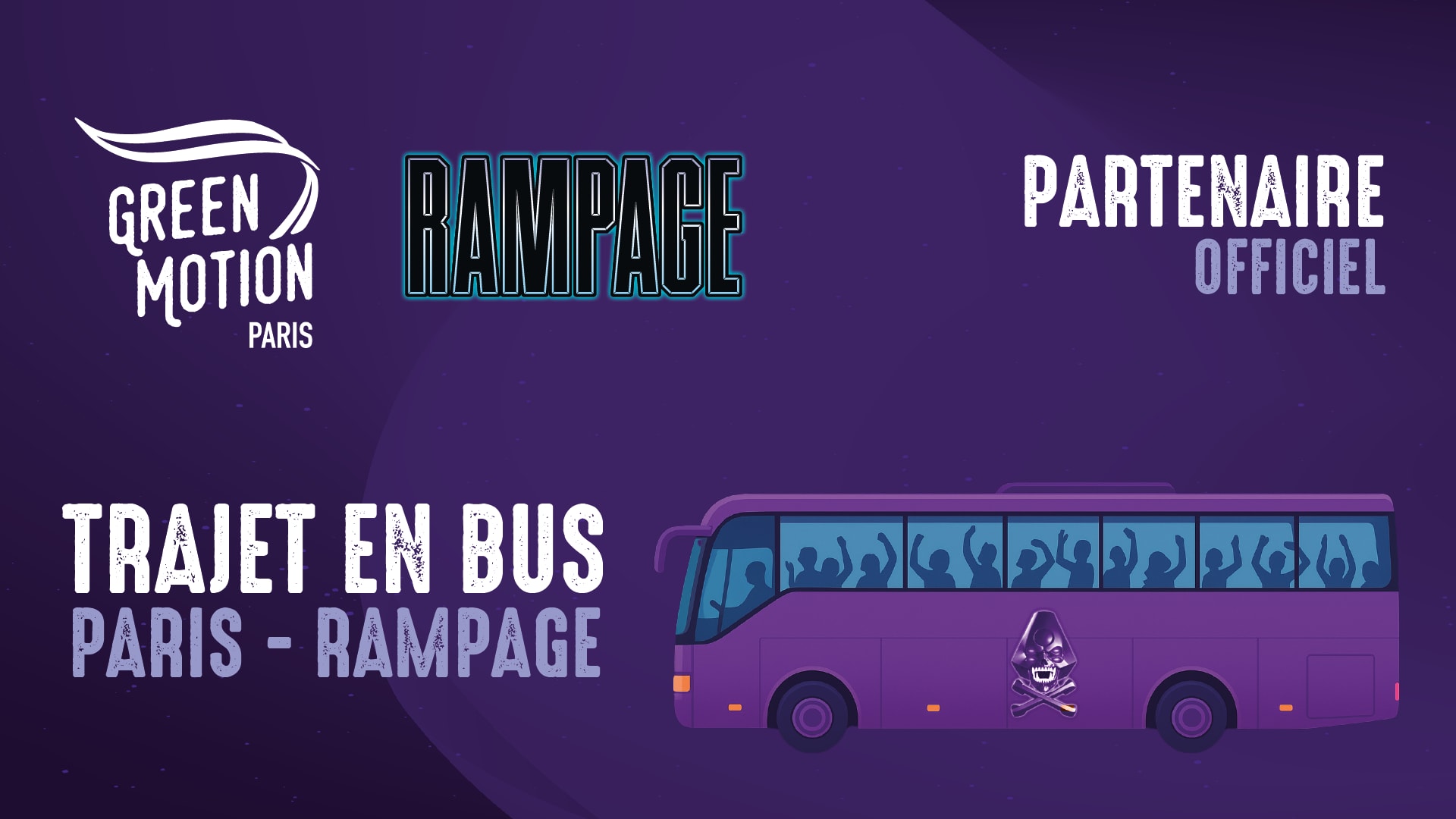 Rampage 2026 - Bus Officiels De Paris À Rampage, Belgique