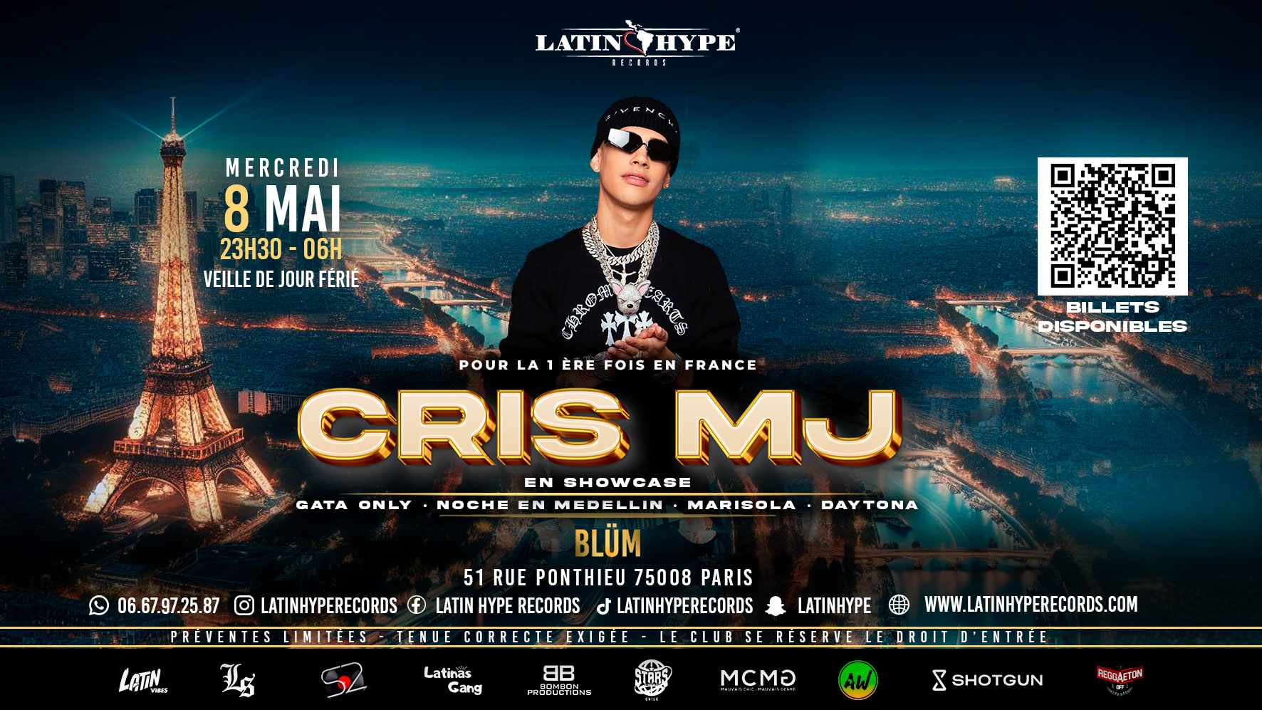 Cris Mj - Showcase - "Gata Only", "Una Noche En Medellin"