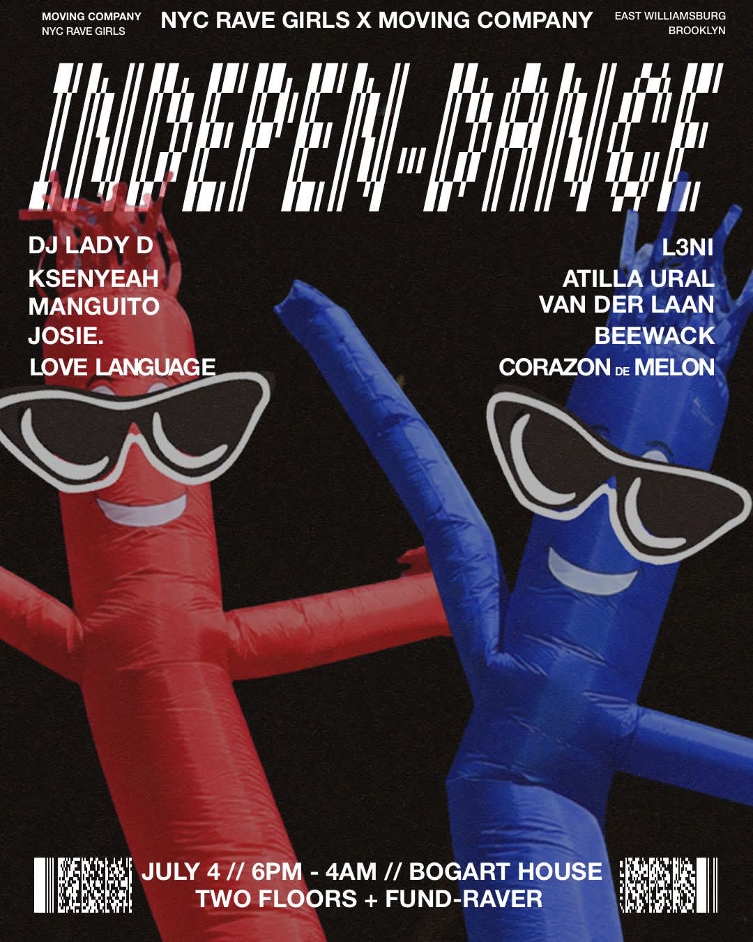 Nyc Rave Girls X Moving Company: Indepen-Dance Ft. Dj Lady D