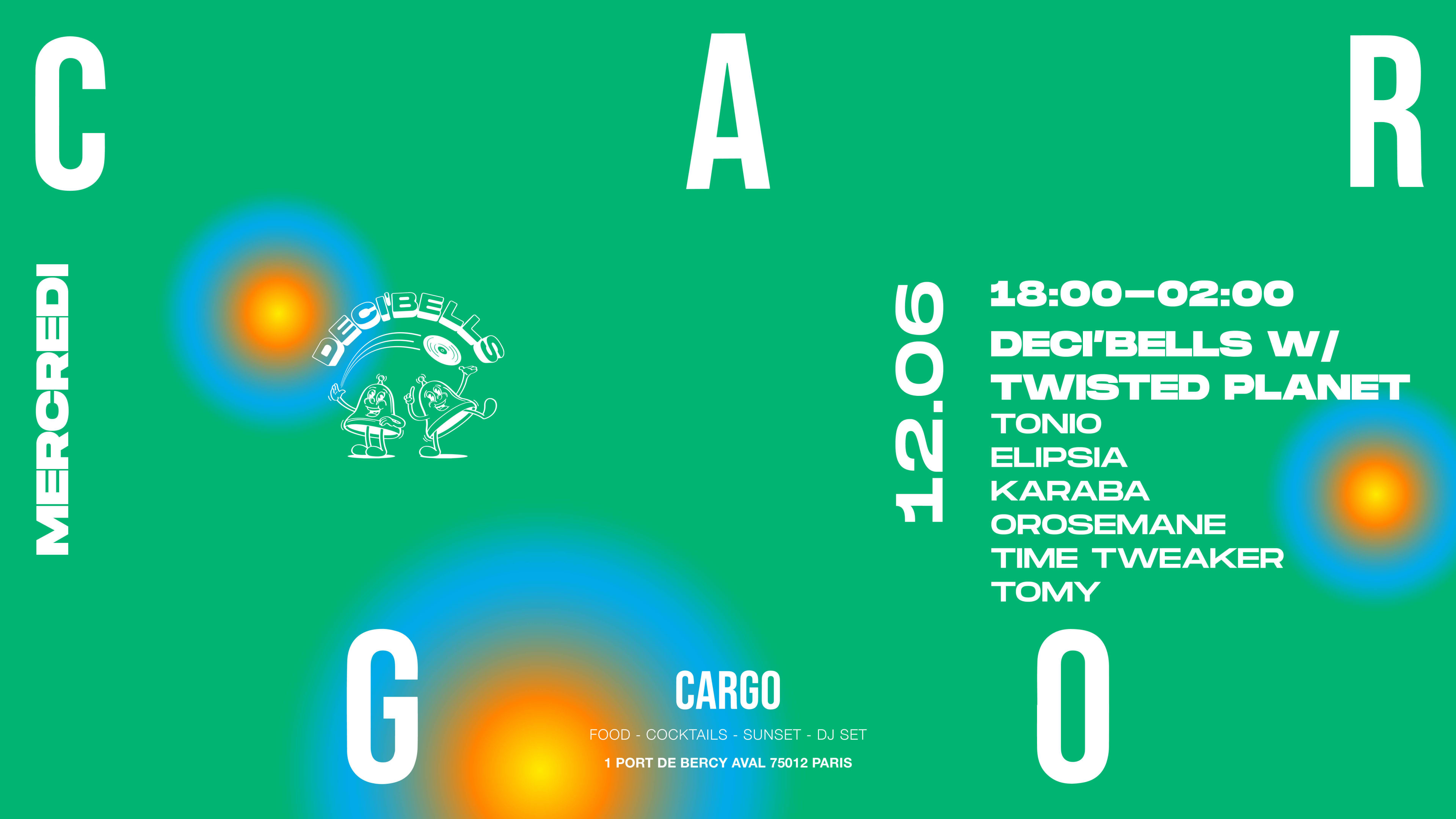 Cargo X Deci'bells W/ Twisted Planet
