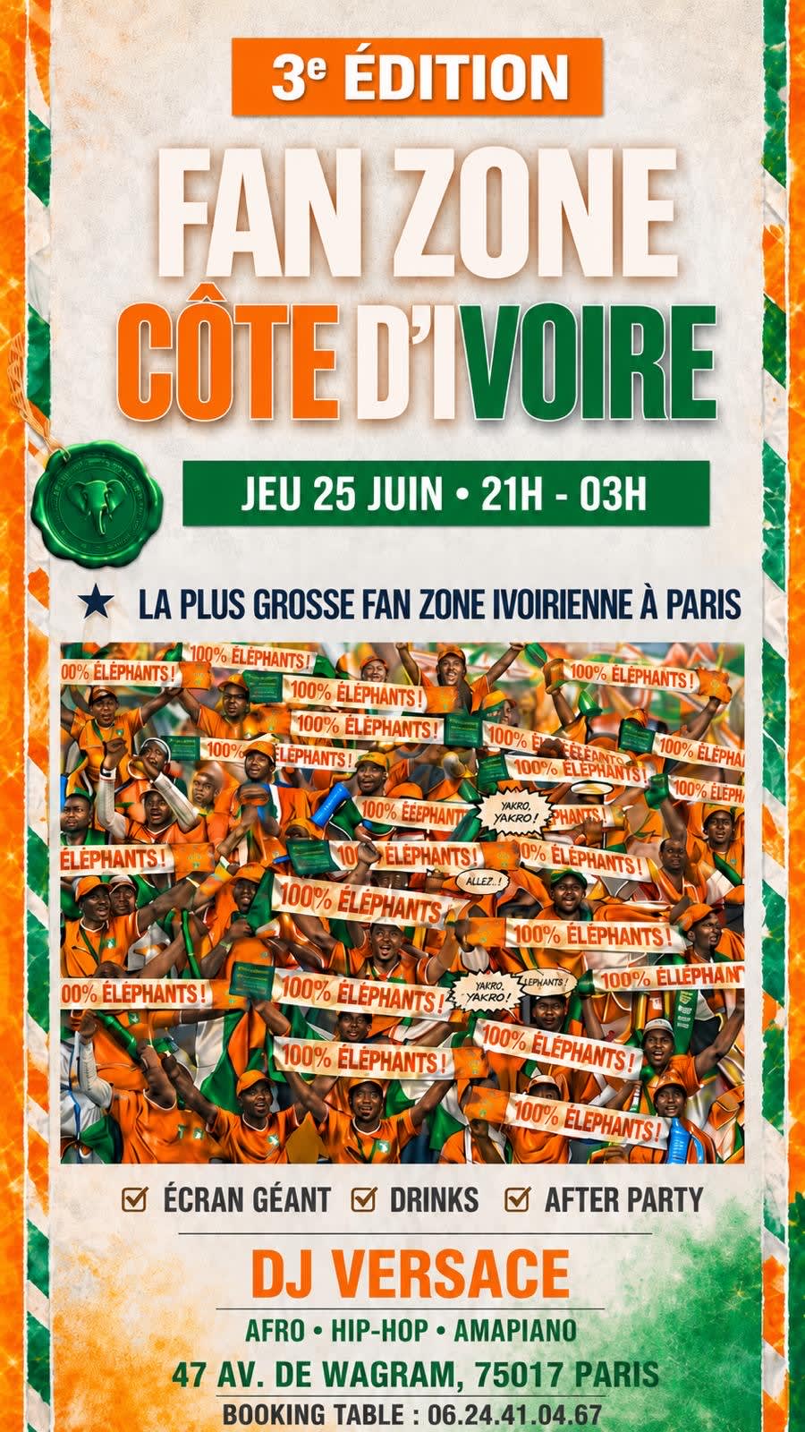 Fan Zone #225 + After Party (The Pavillon Wagram)