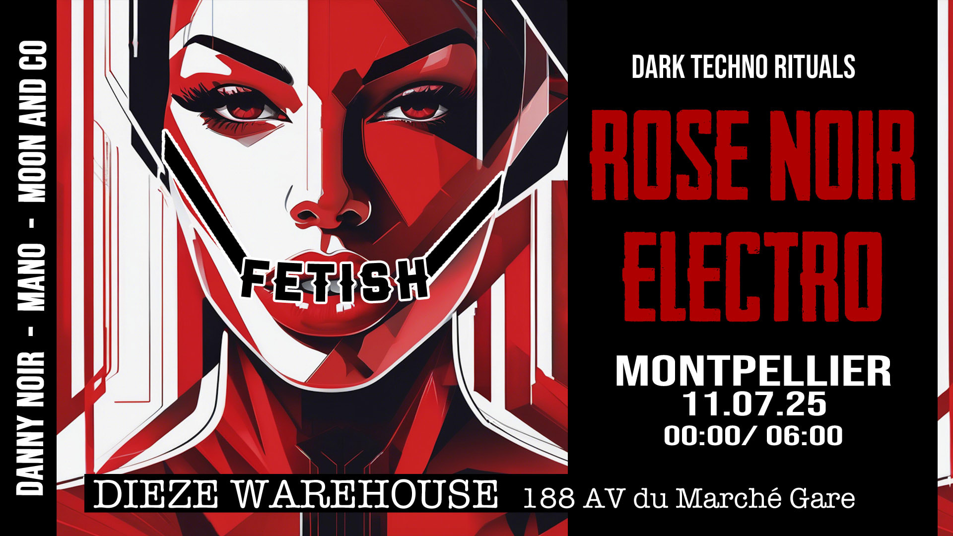 Rose Noir Electro - Montpellier