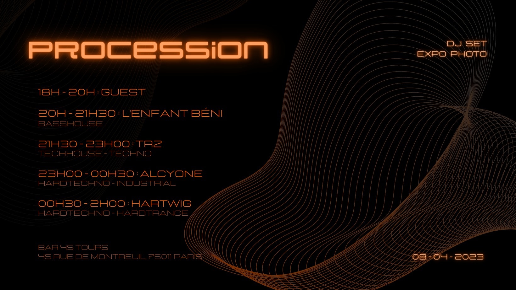 Procession W/ Trz, Alcyone & Hartwig @45 Tours