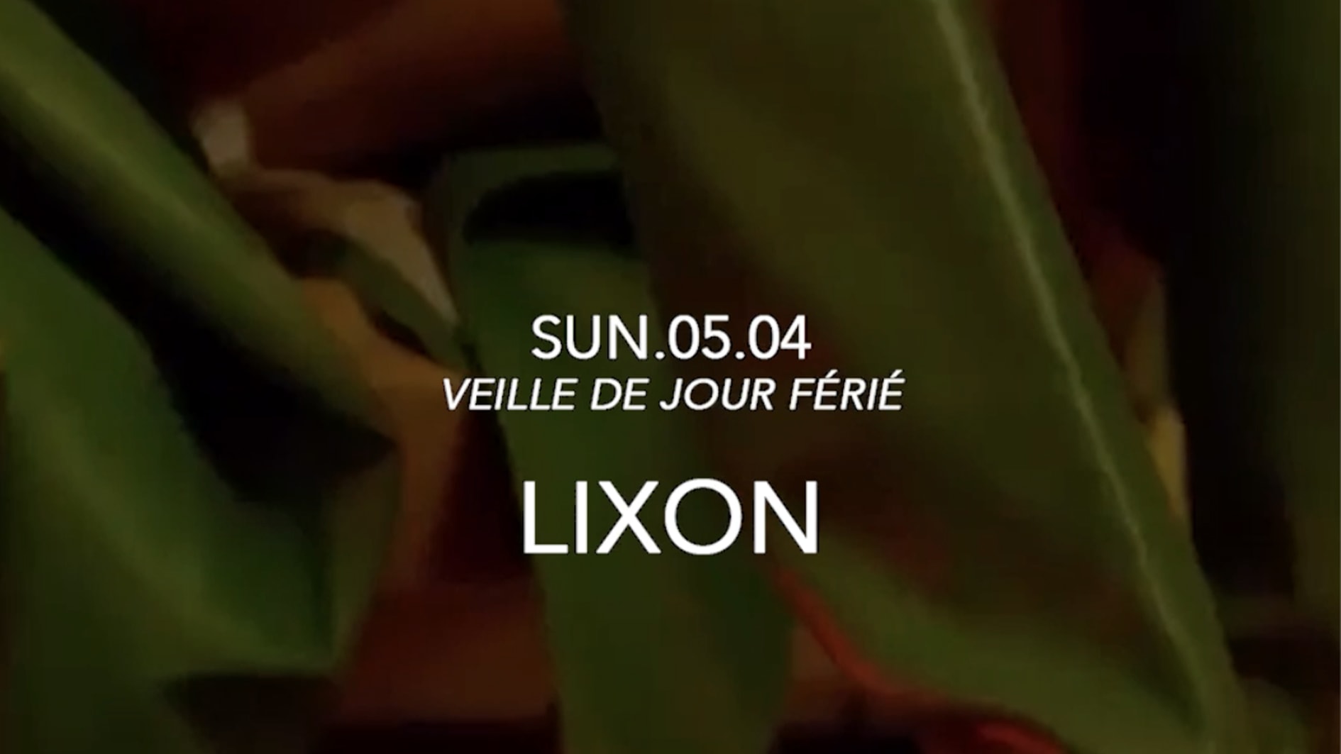 Veille De Jour Férié, Music By Lixon
