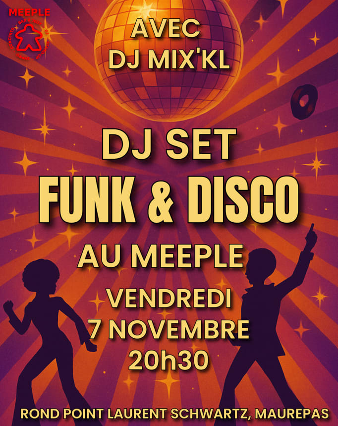Dj Set Funk & Disco Au Meeple