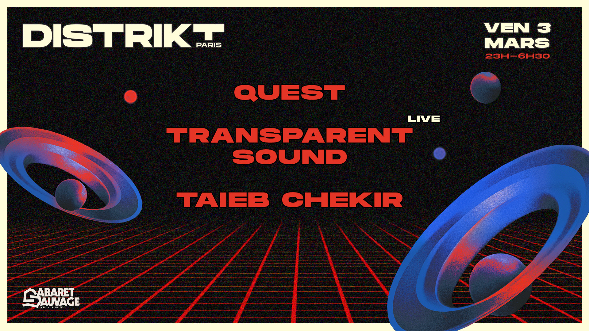Distrikt Paris - Quest / Transparent Sound / Taieb Chekir