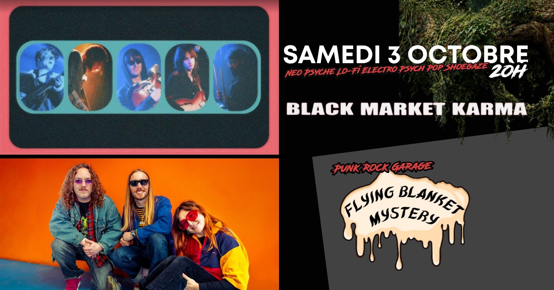 Black Market Karma / Flying Blanket Mystery // Fury Défendu