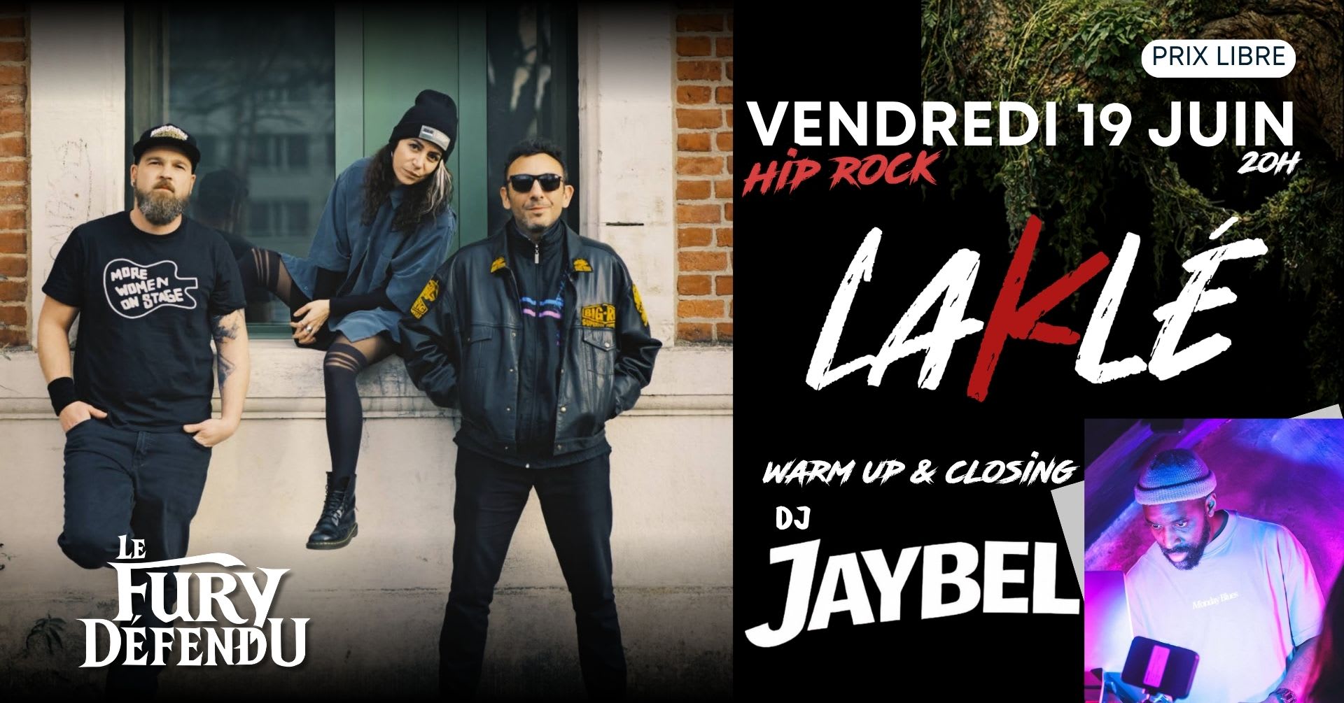 Concert Hip Rock - Laklé / Dj Jaybel