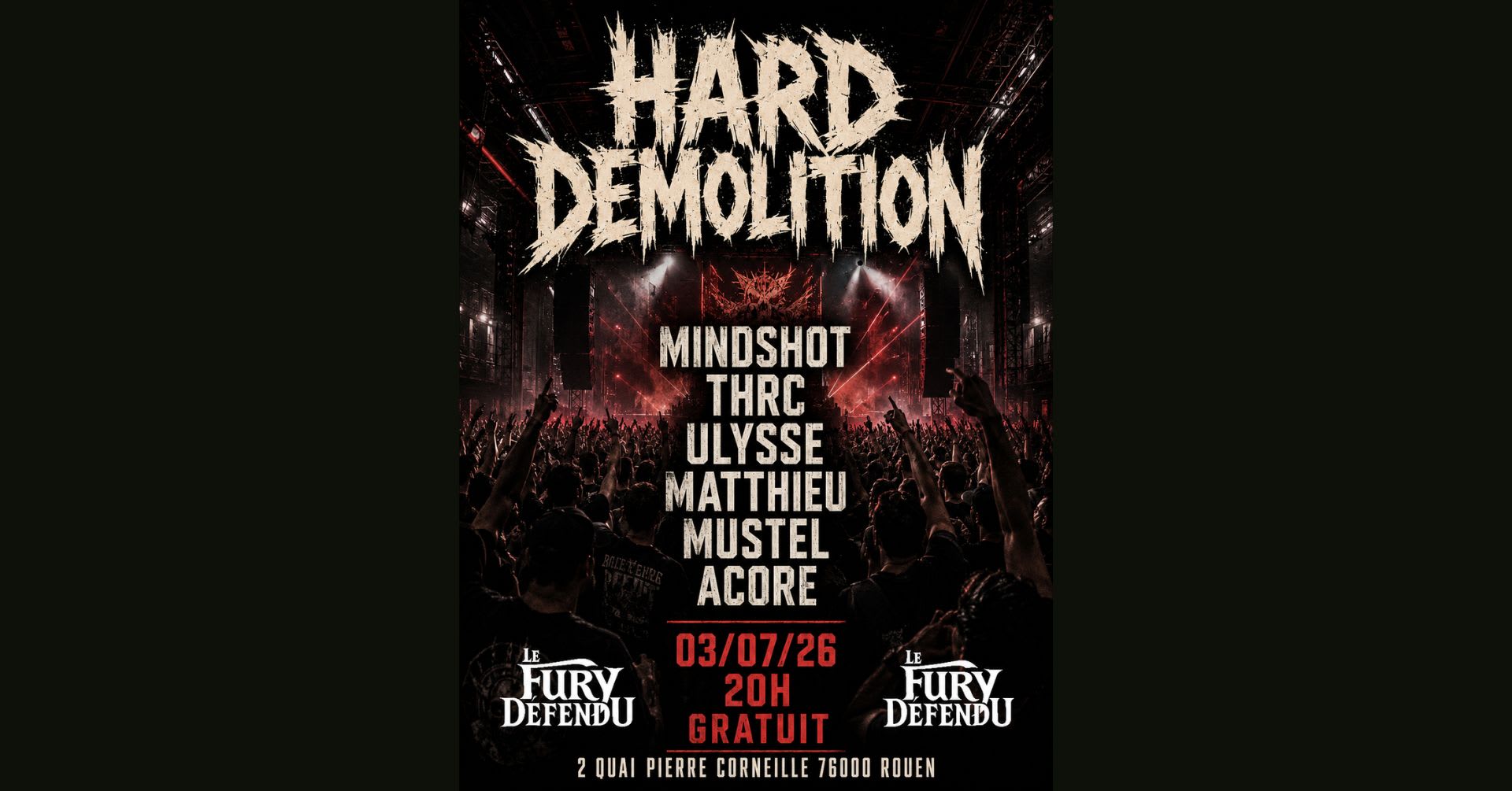 Soirée Techno Hard Demolition