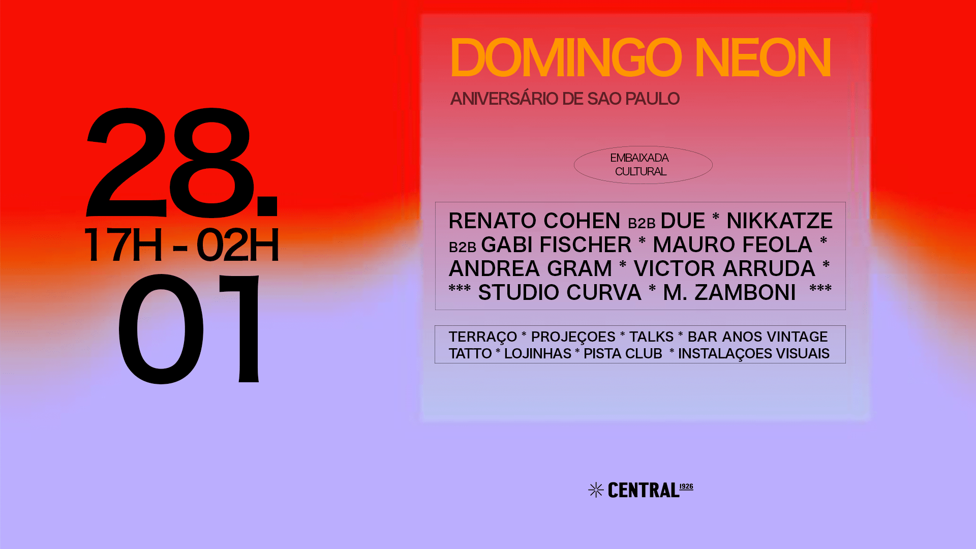Domingo Neon - 470 Anos De São Paulo