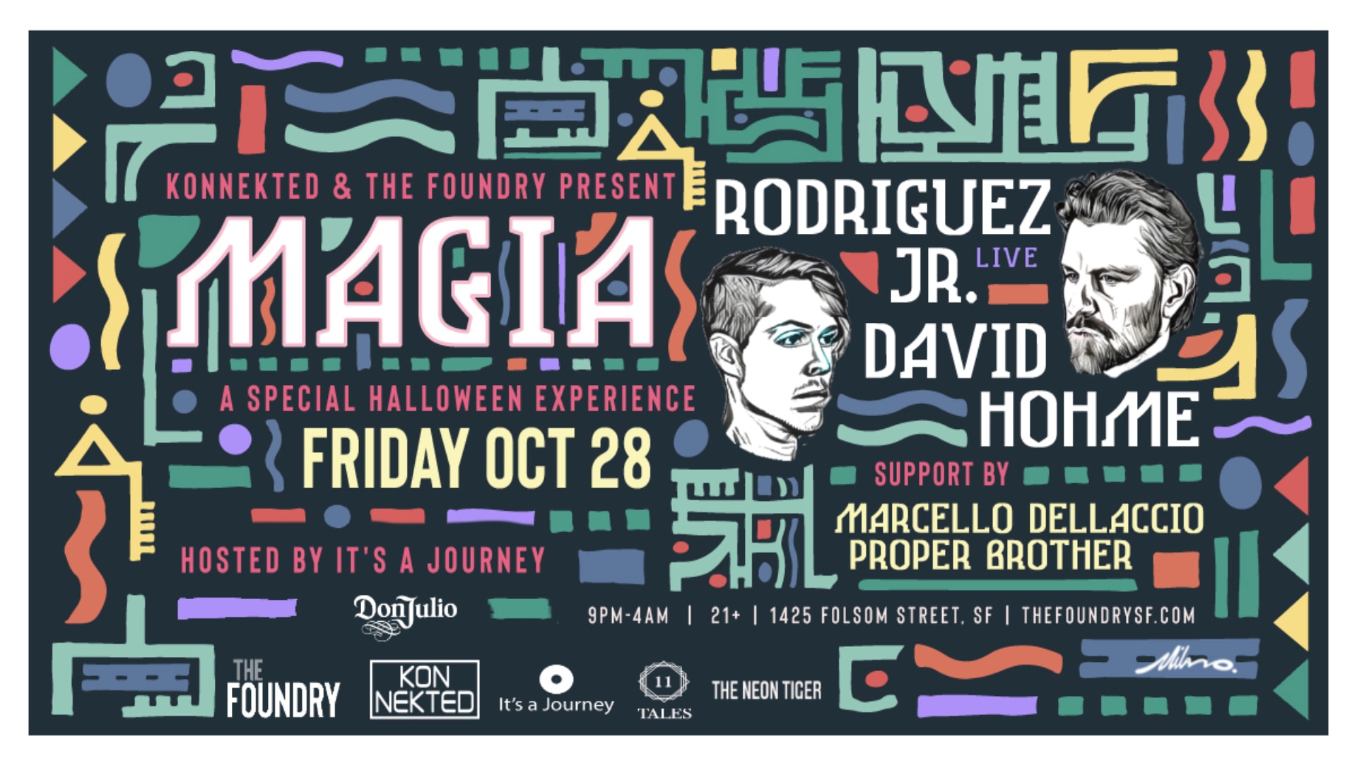 Konnekted Presents Magia W/ Rodriguez Jr. Live + David Hohme