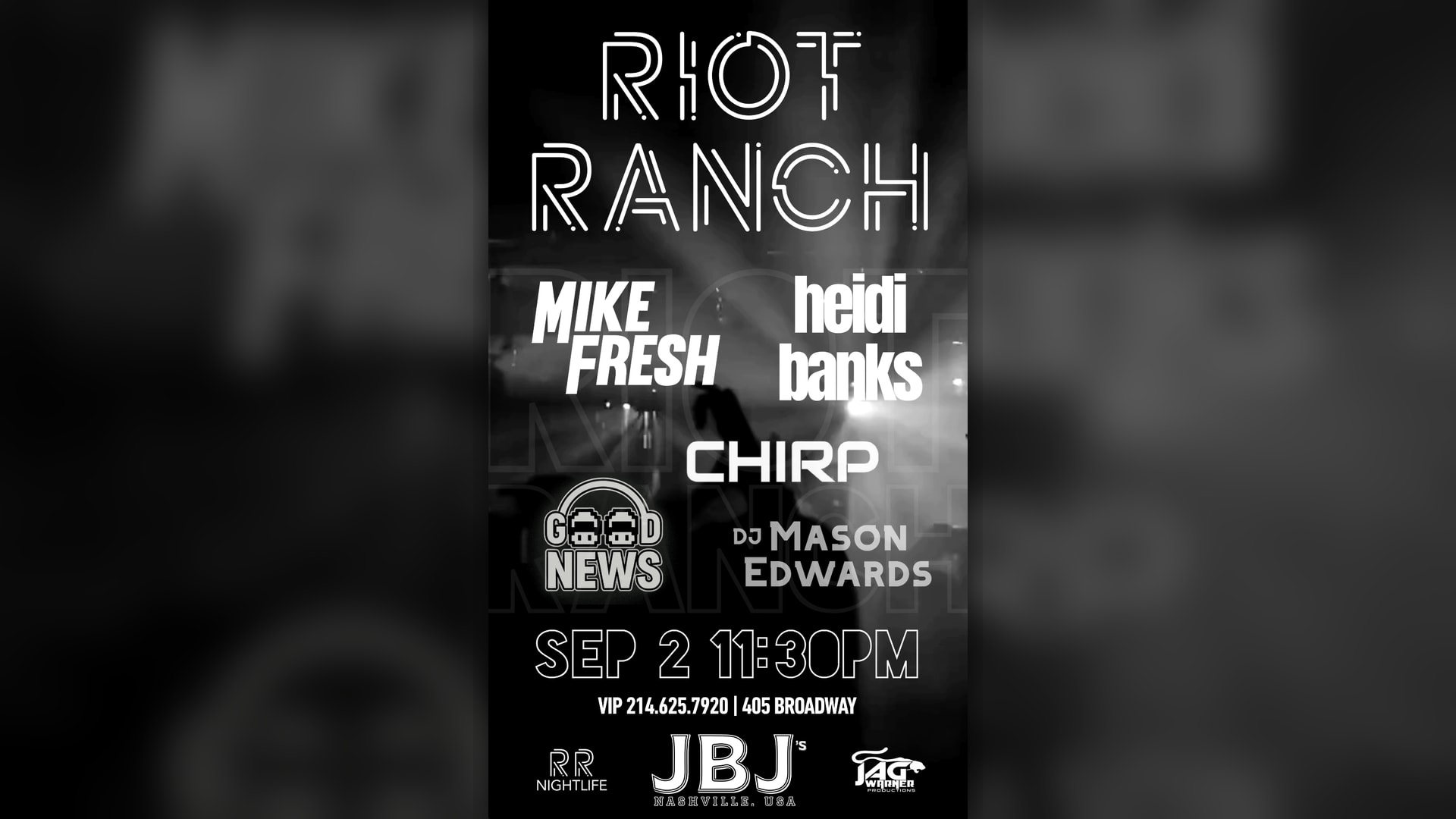 Riot Ranch @ Jbj's 8/2/26