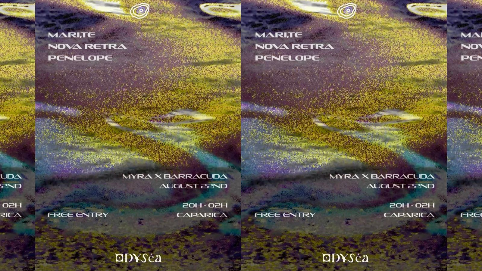 Odysea X Myra - Mari.Te, Penelope, Nova Retra (Free Entry)