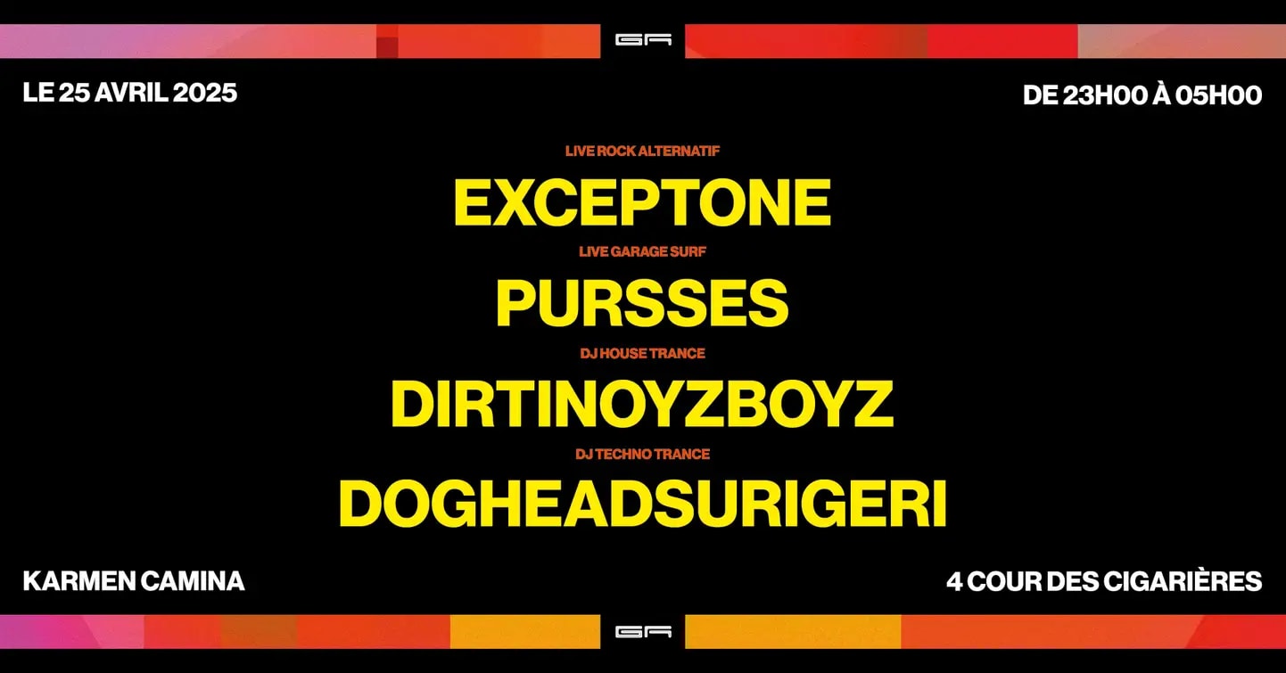 Grandiose Garage [Purrses, Dirtinoyzboyz, Dogheadsurigeri +]
