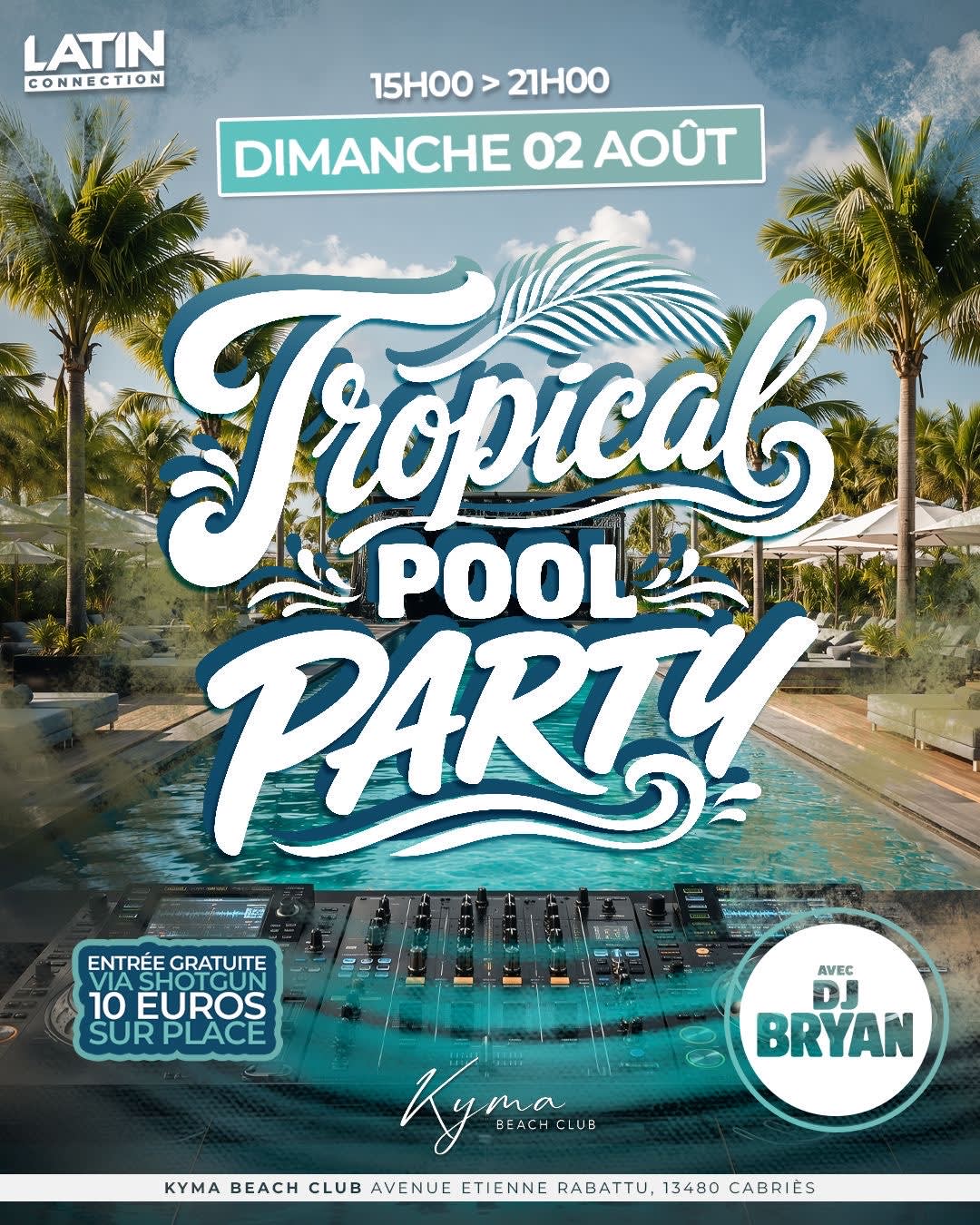 Tropical-Latino-Reggaeton Pool Party