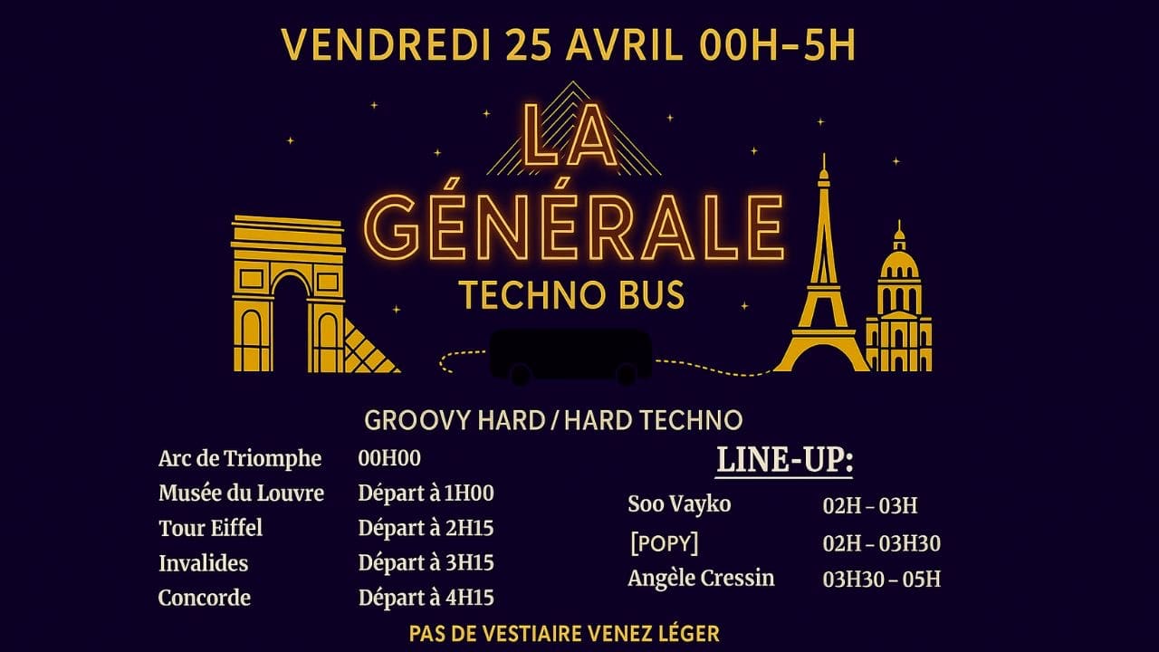 La Générale Techno Bus