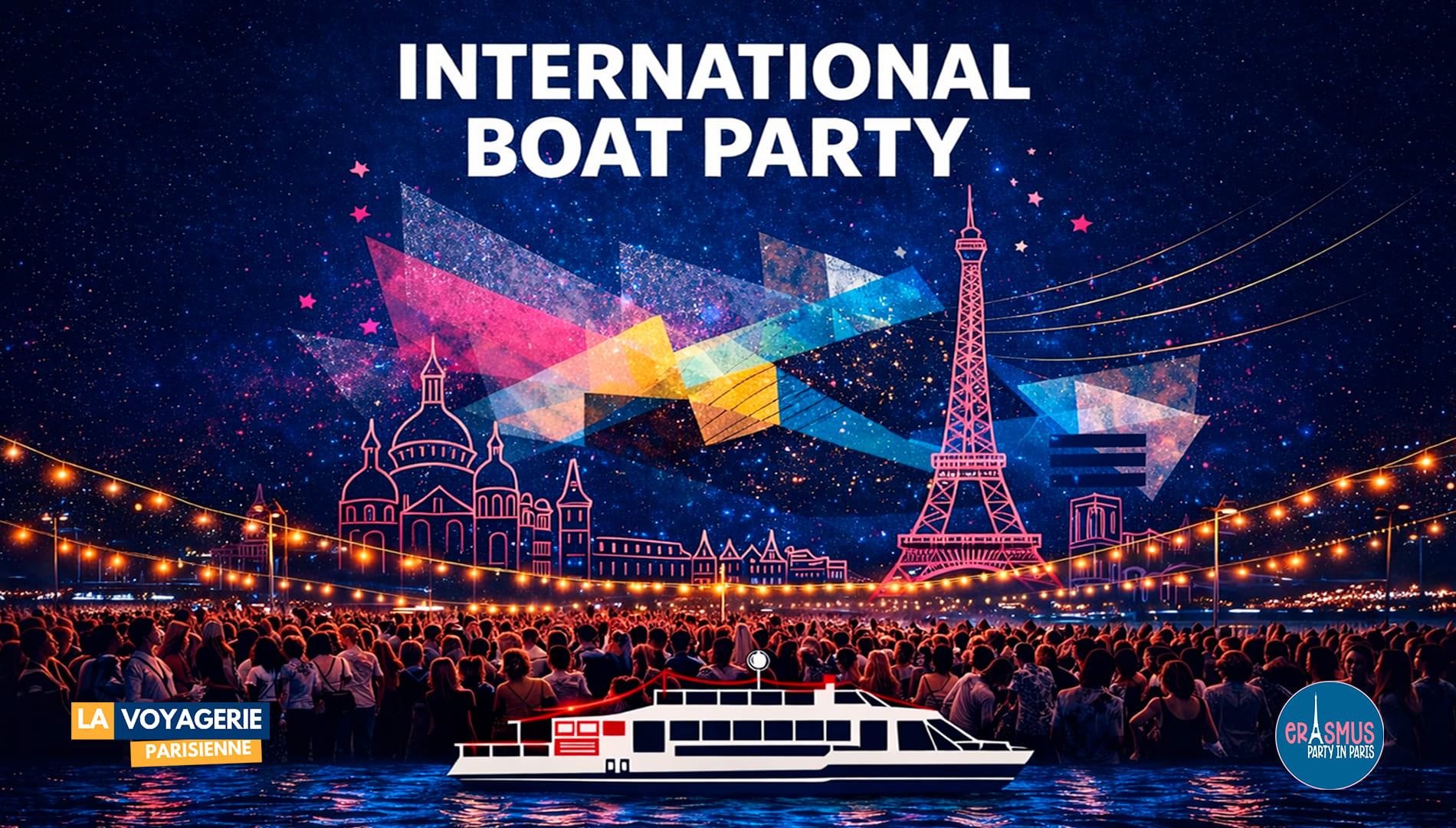 International Welcome Cruise & Boatparty 🛥️✨