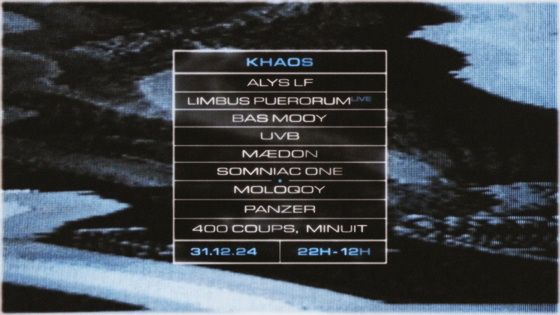 Khaos Warehouse : Bas Mooy, Uvb, Somniac One